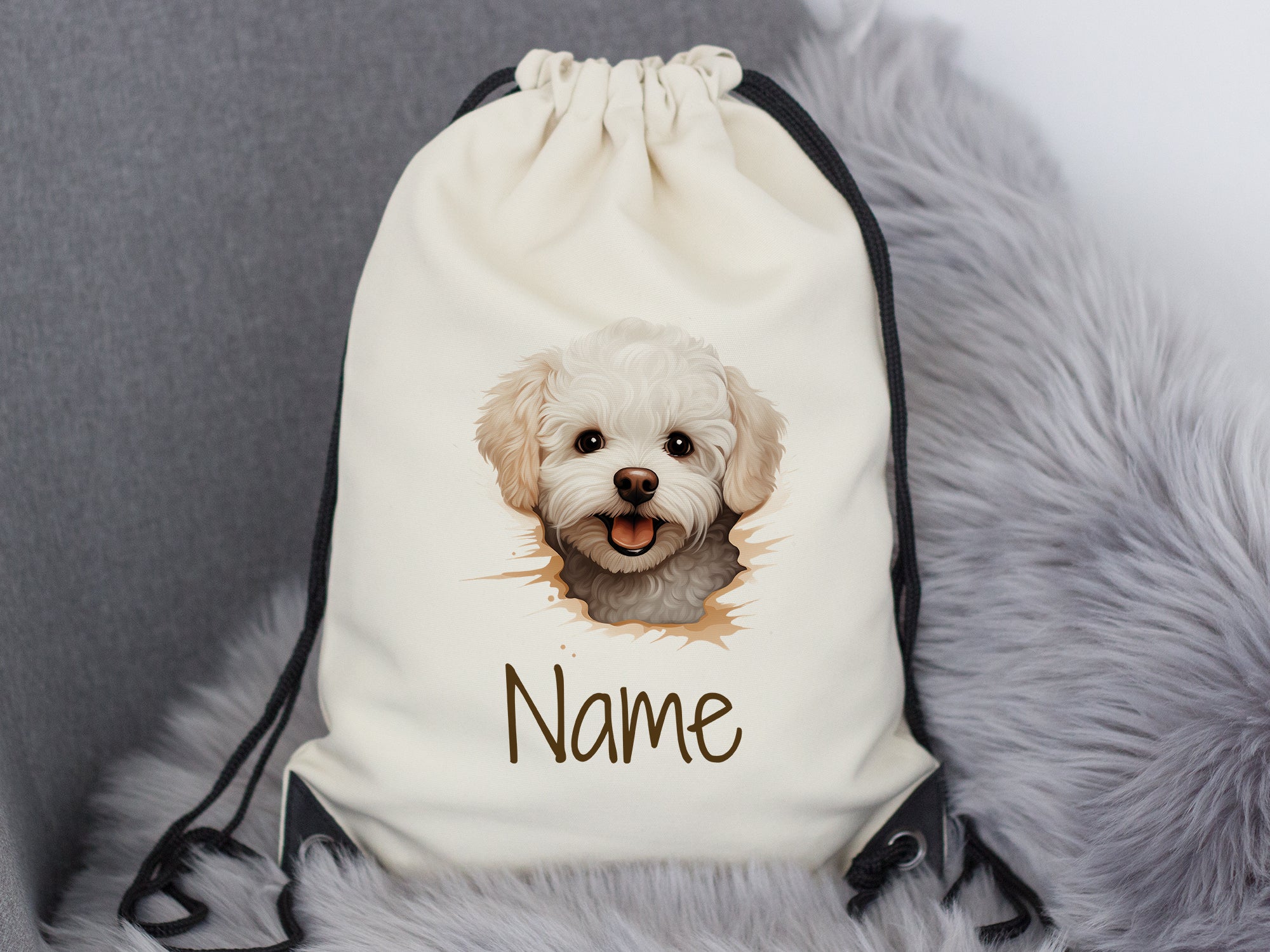 Turnbeutel Bichon Frise