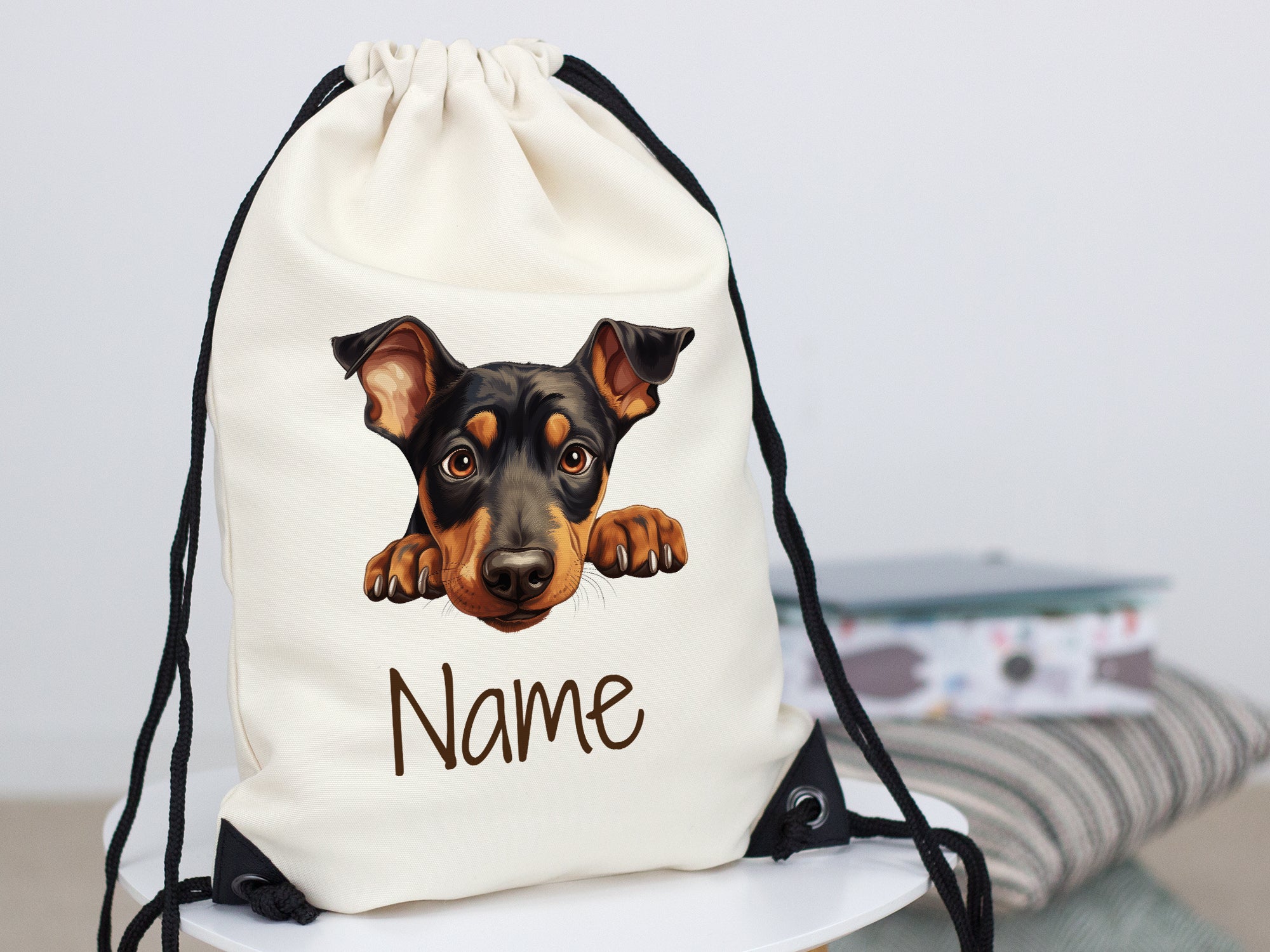 Turnbeutel Doberman Pinscher