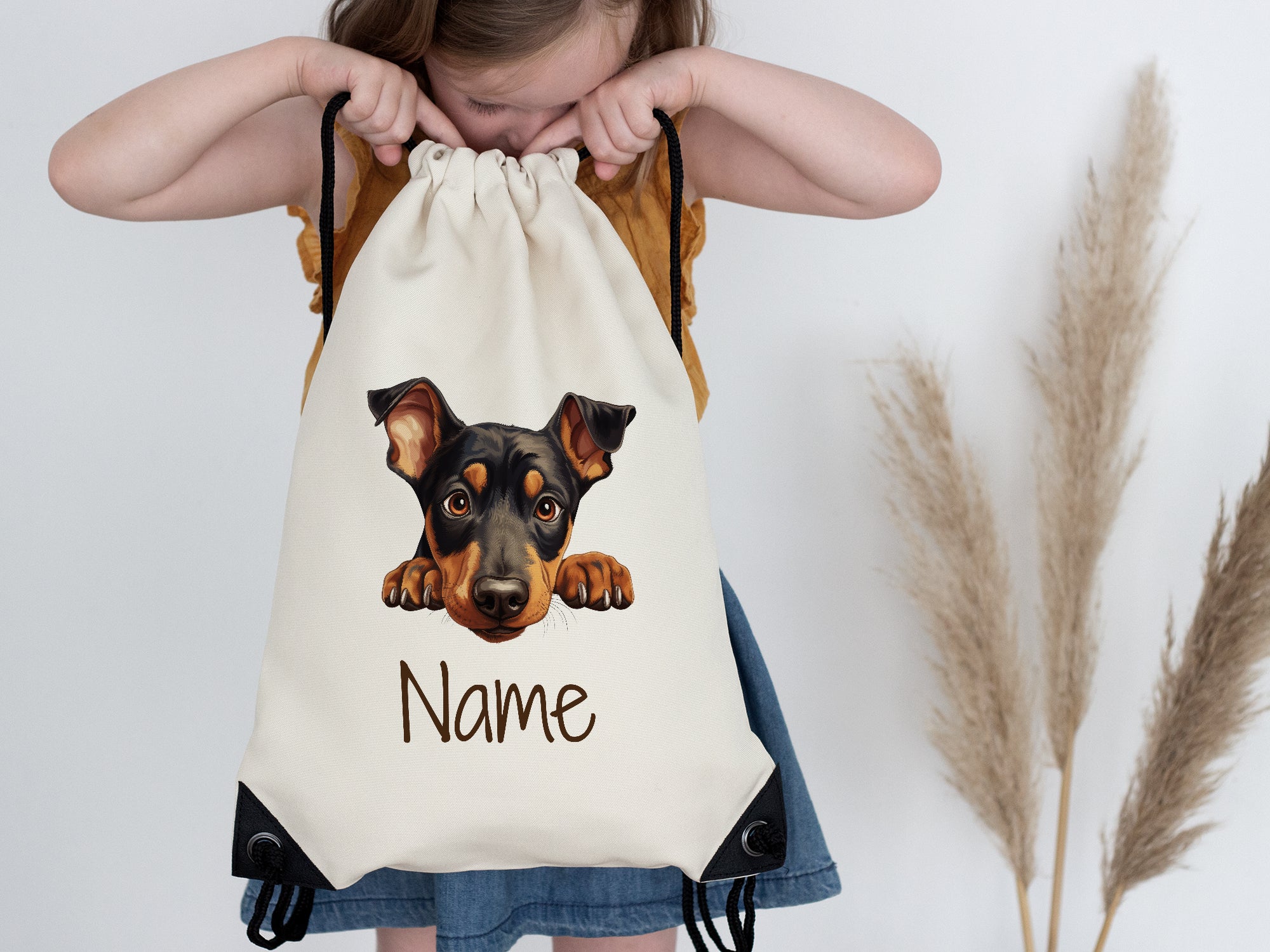 Turnbeutel Doberman Pinscher