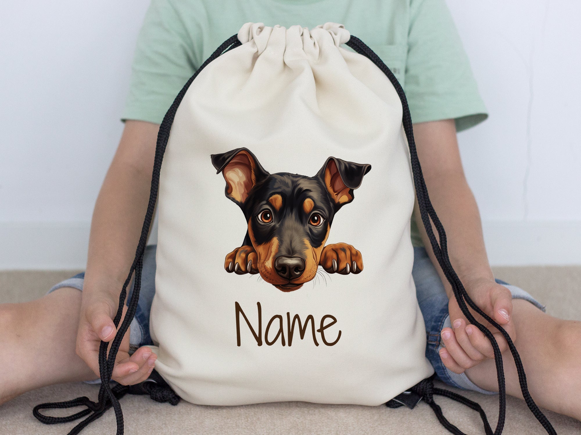 Turnbeutel Doberman Pinscher