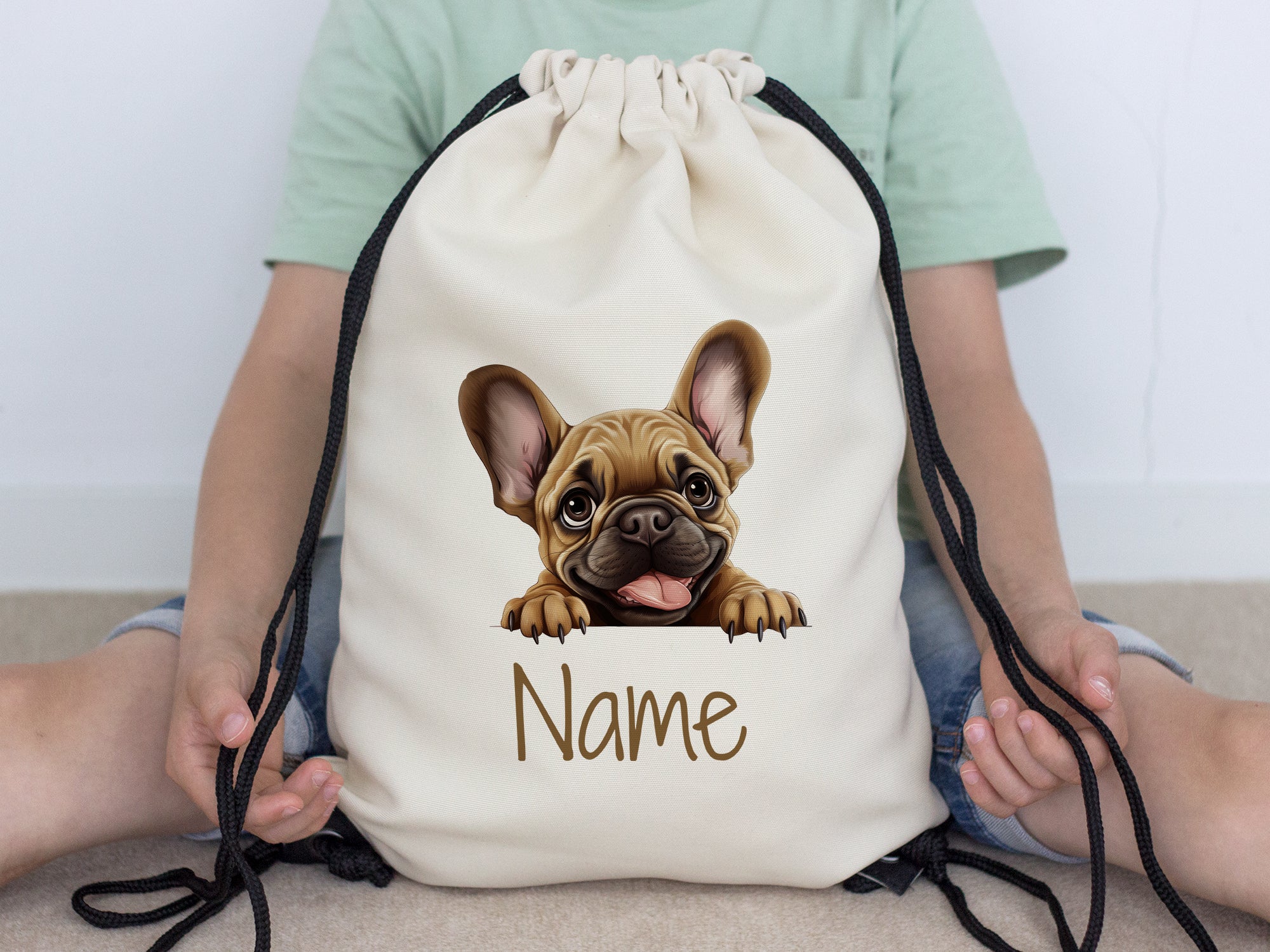 Turnbeutel Französische Bulldogge