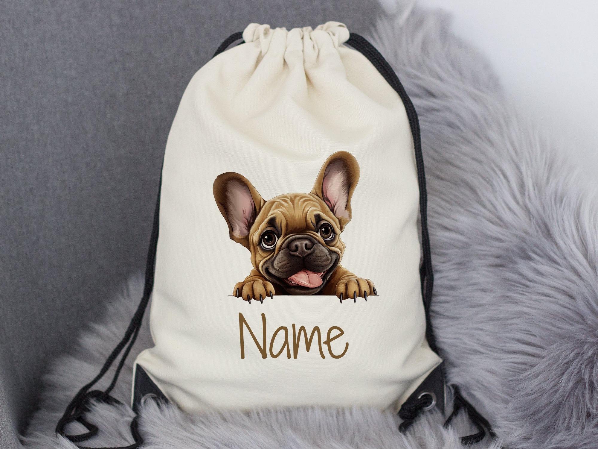 Turnbeutel Französische Bulldogge