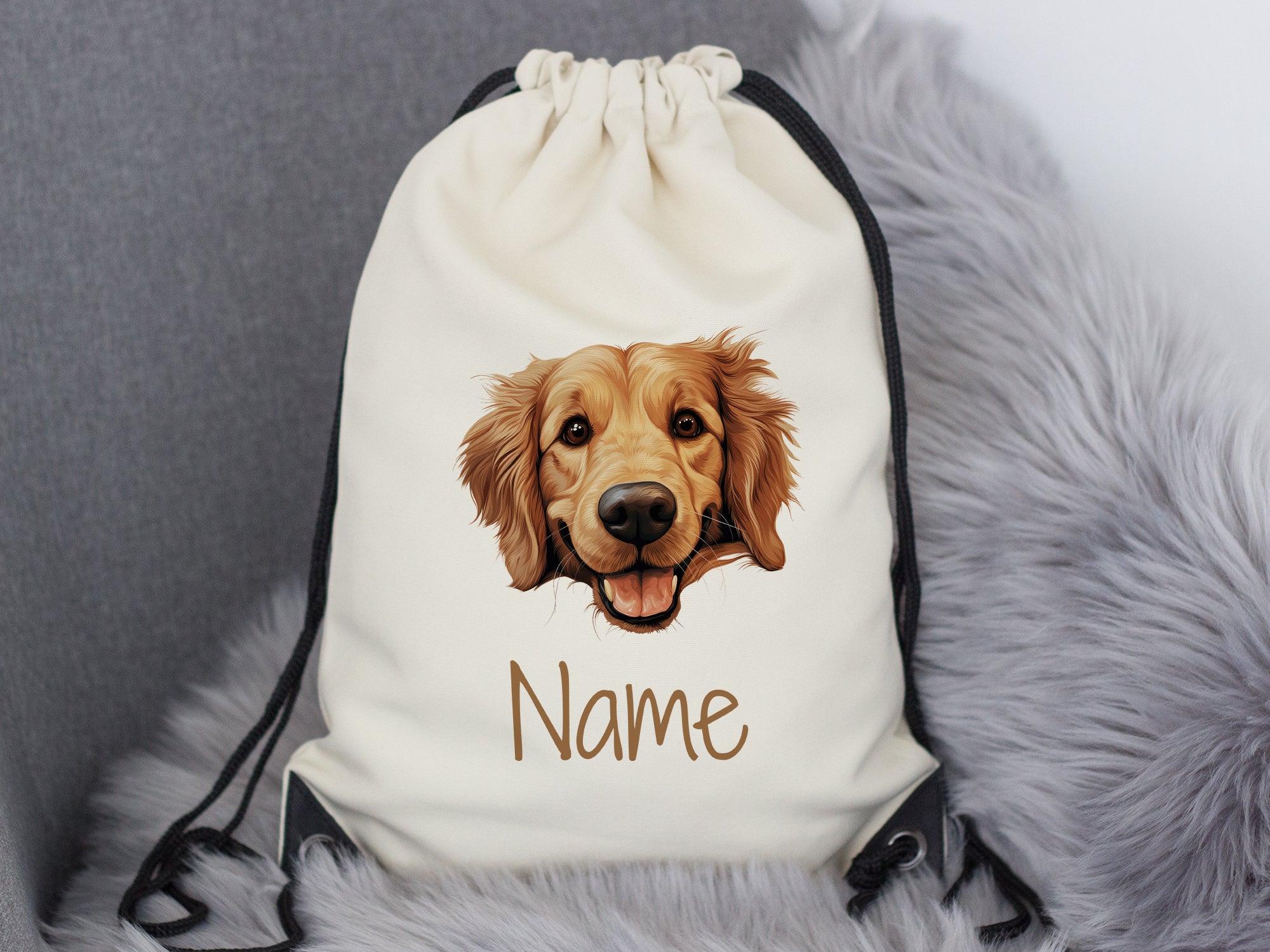 Turnbeutel Golden Retriever