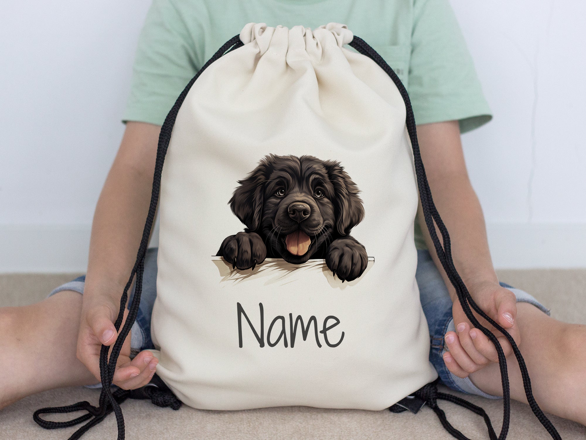 Turnbeutel Neufundlander