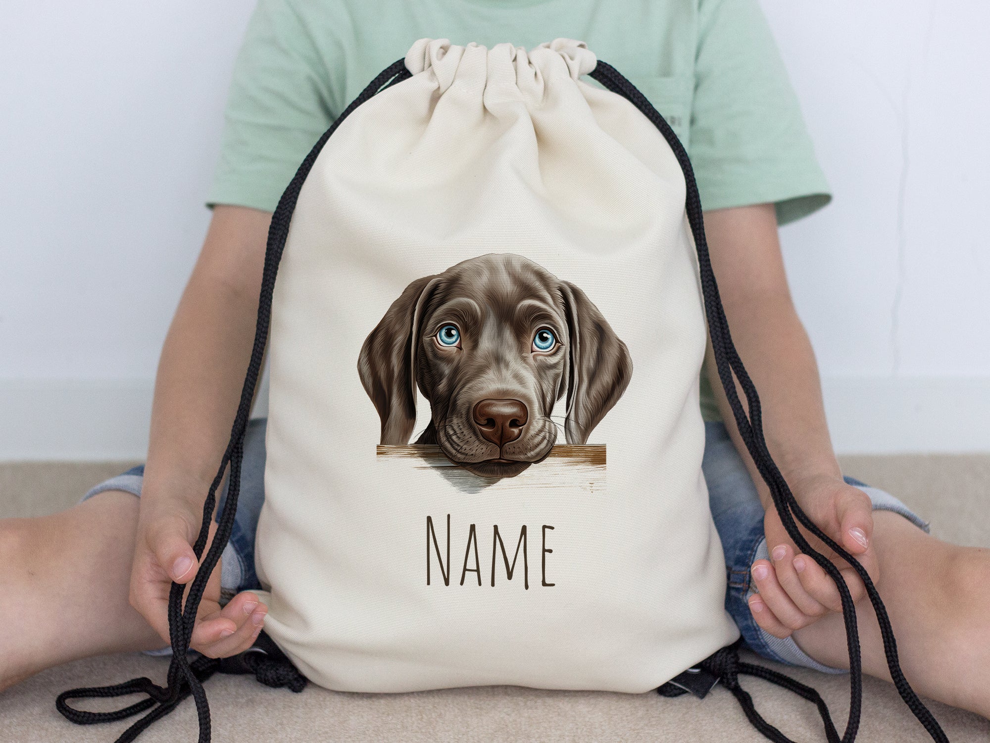 Turnbeutel Weimaraner