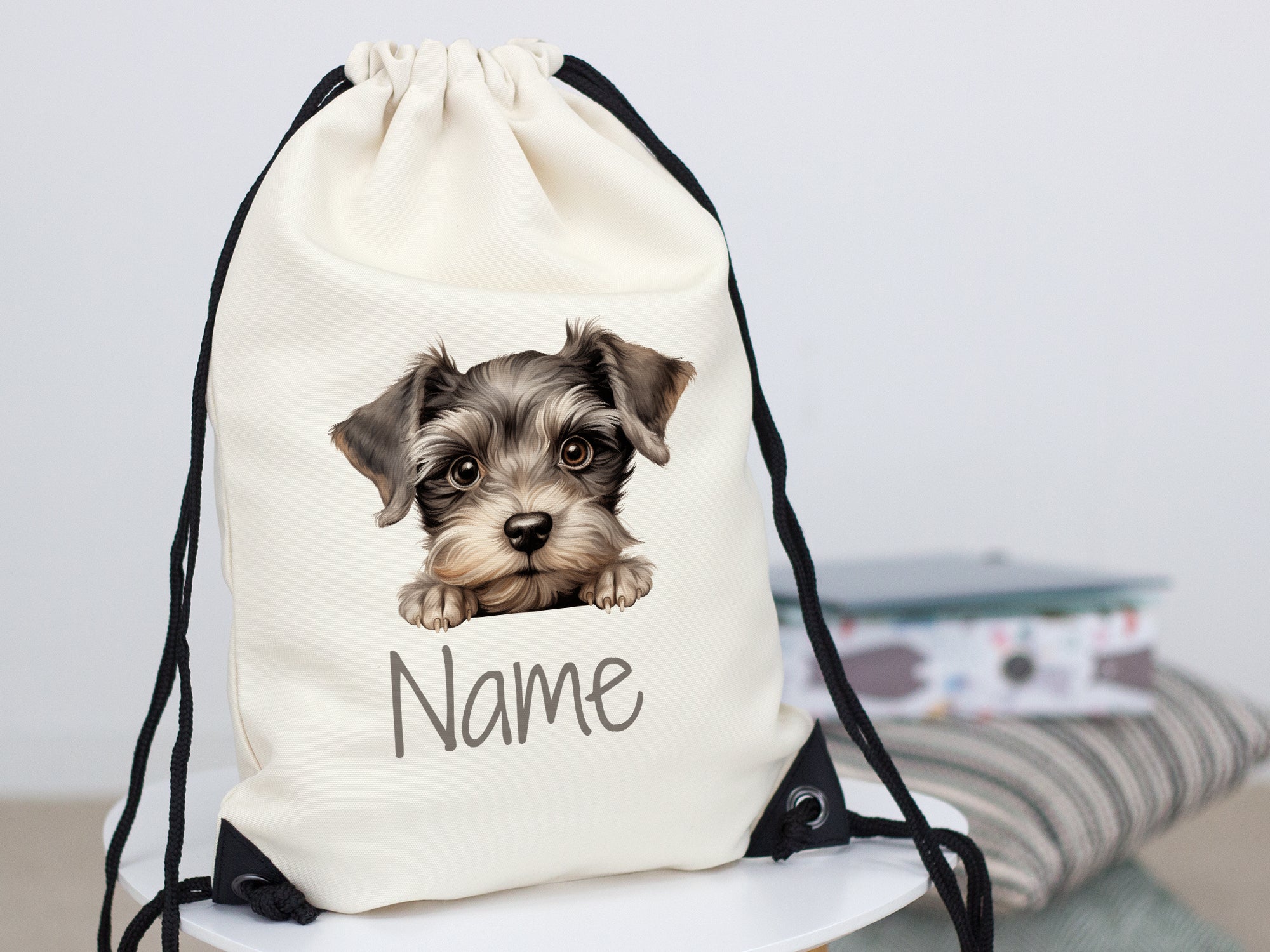 Turnbeutel Miniature Schnauzer