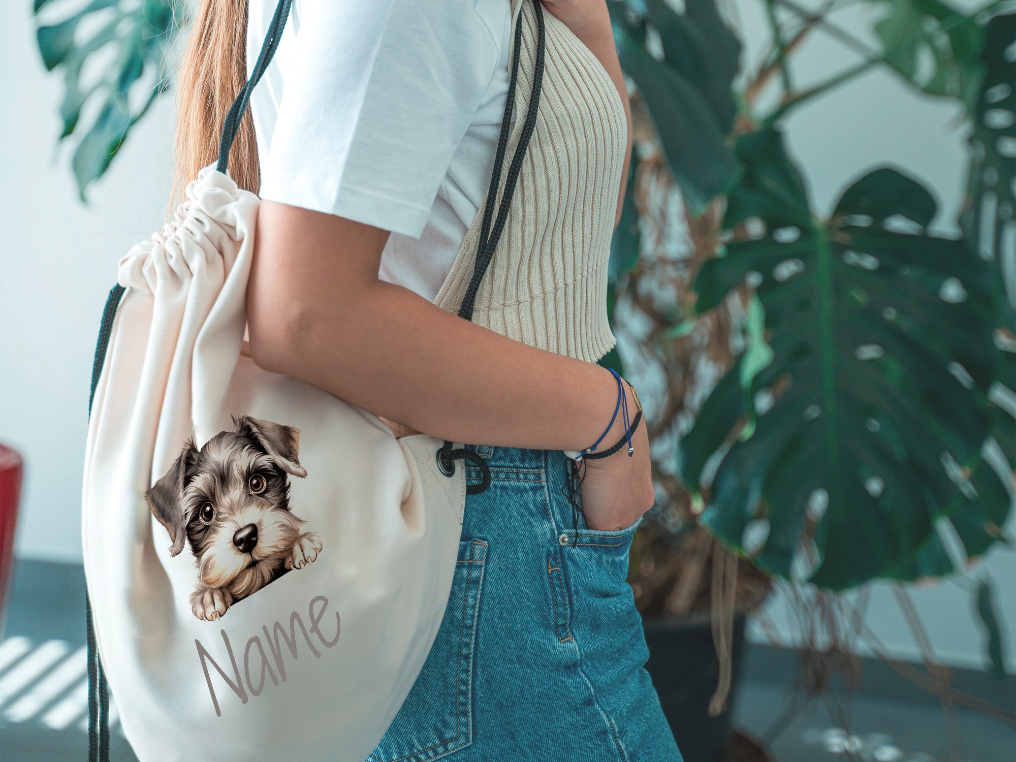 Turnbeutel Miniature Schnauzer