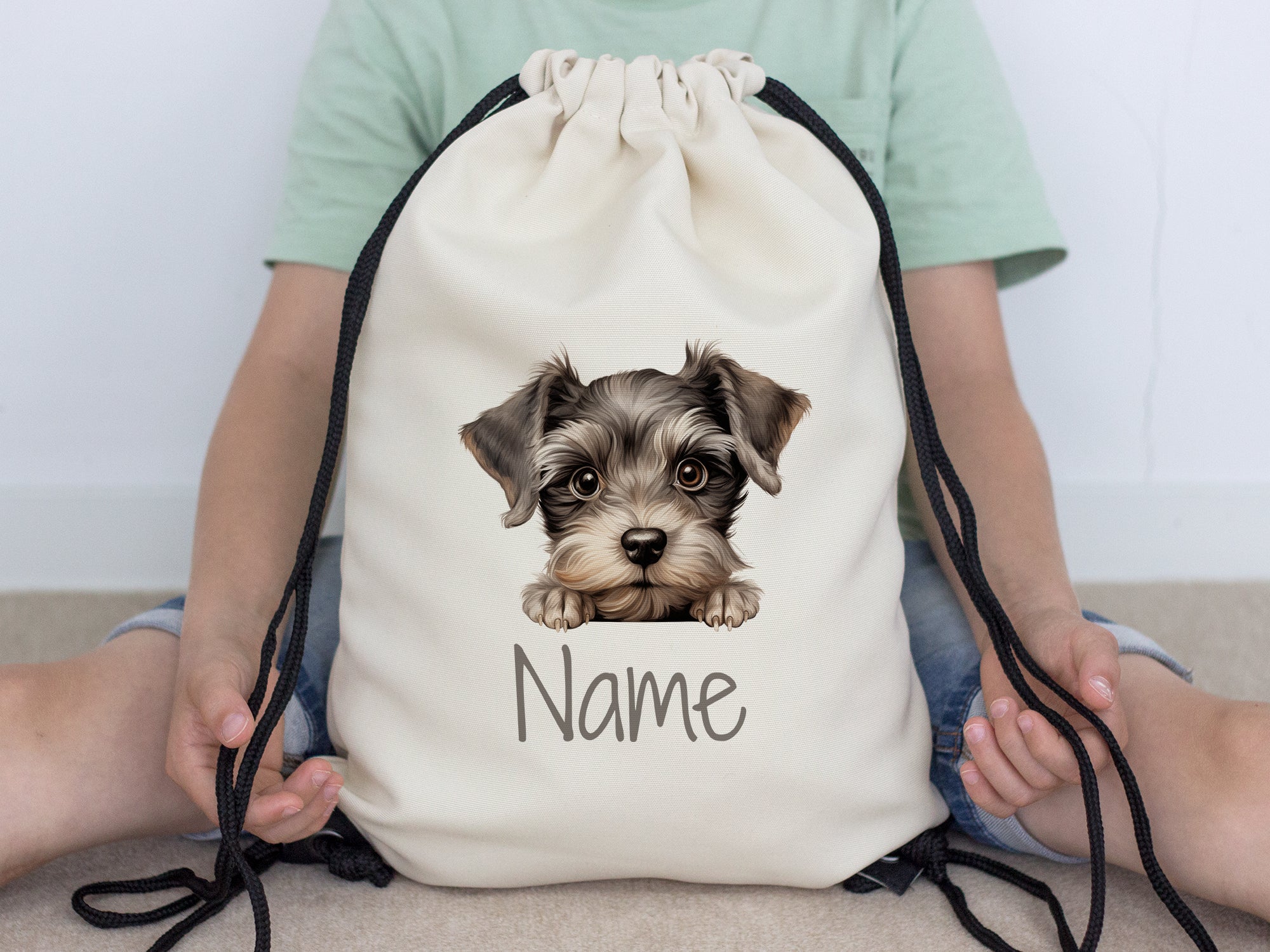 Turnbeutel Miniature Schnauzer