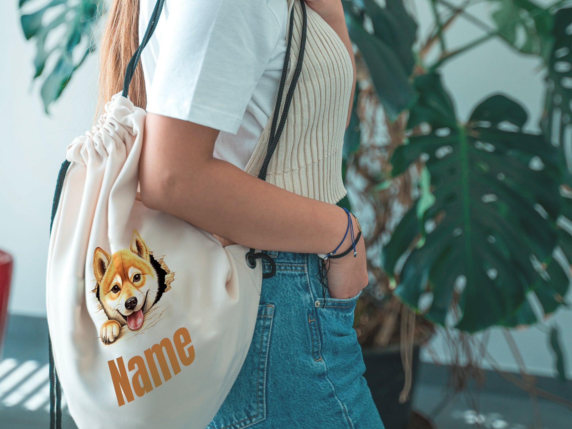 Turnbeutel Shiba Inu