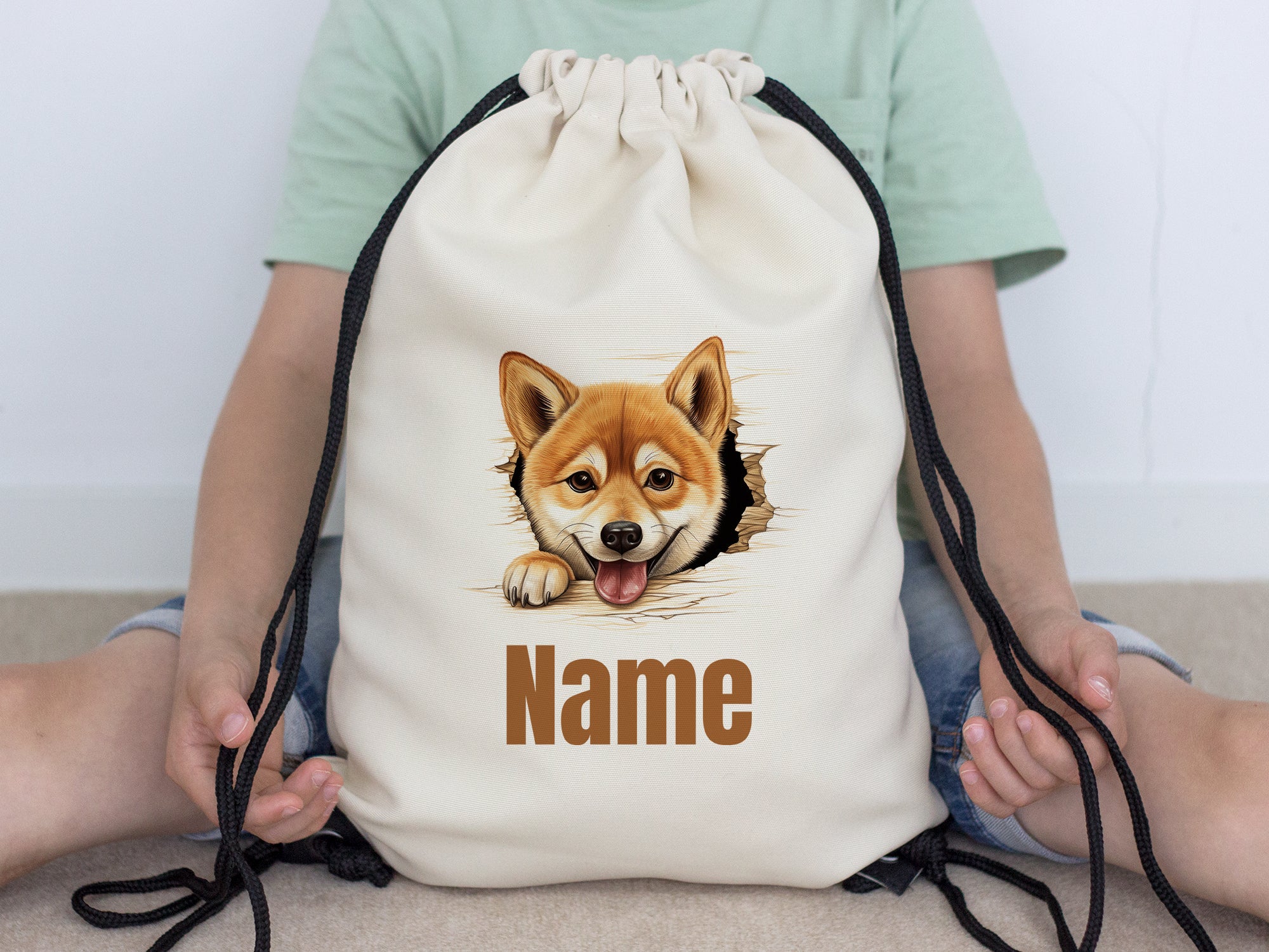 Turnbeutel Shiba Inu