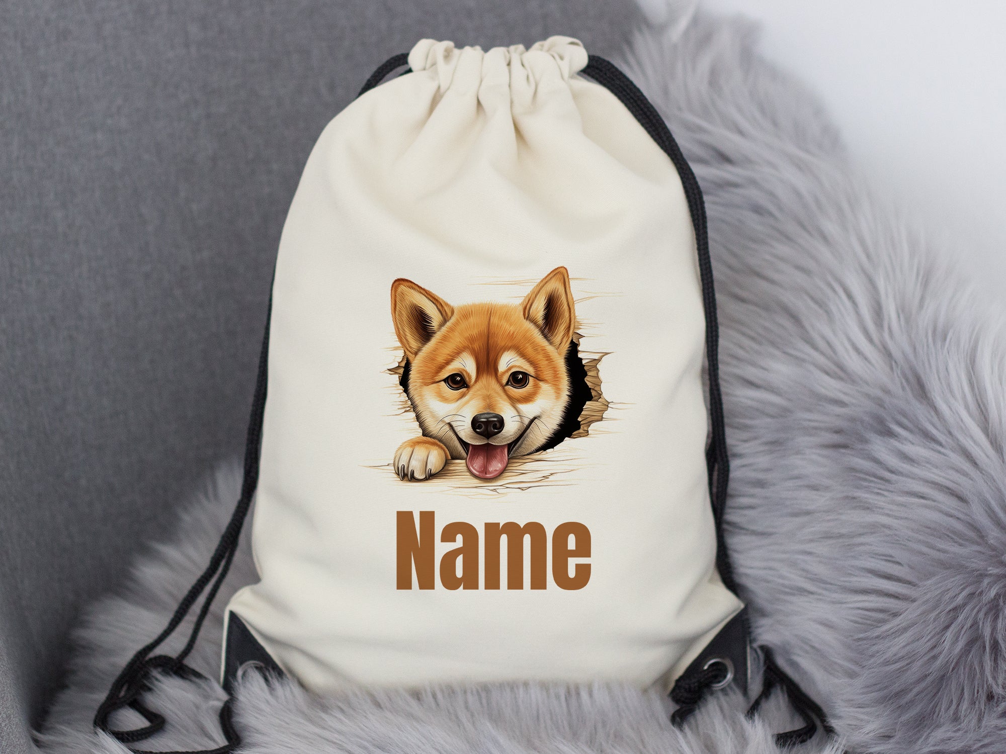 Turnbeutel Shiba Inu