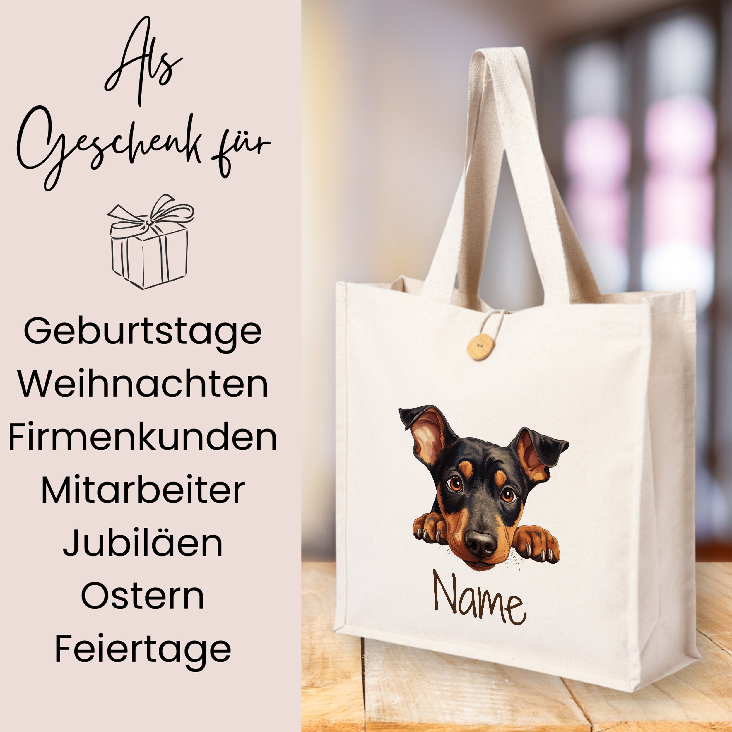 Tasche Doberman Pinscher