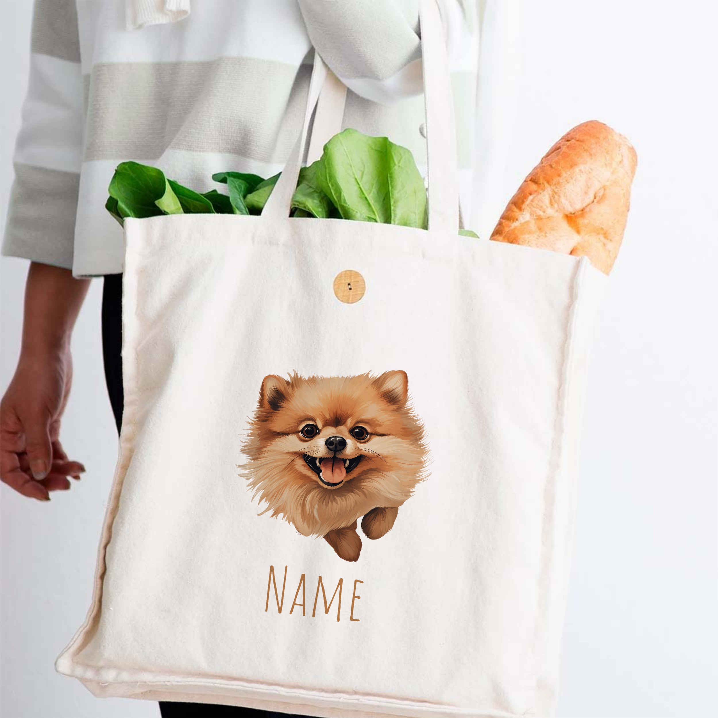Tasche mit Pomeranian