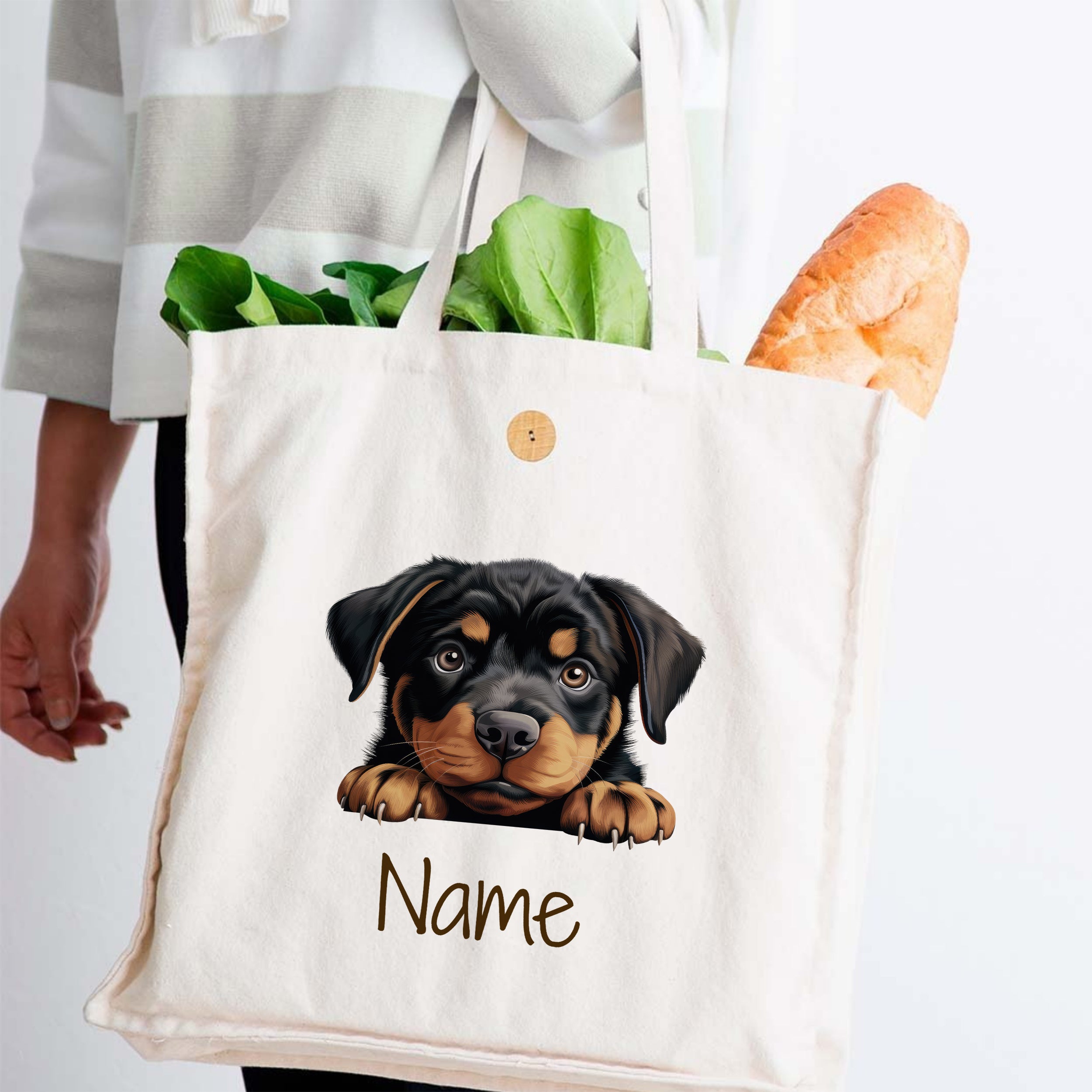Tasche mit Rottweiler