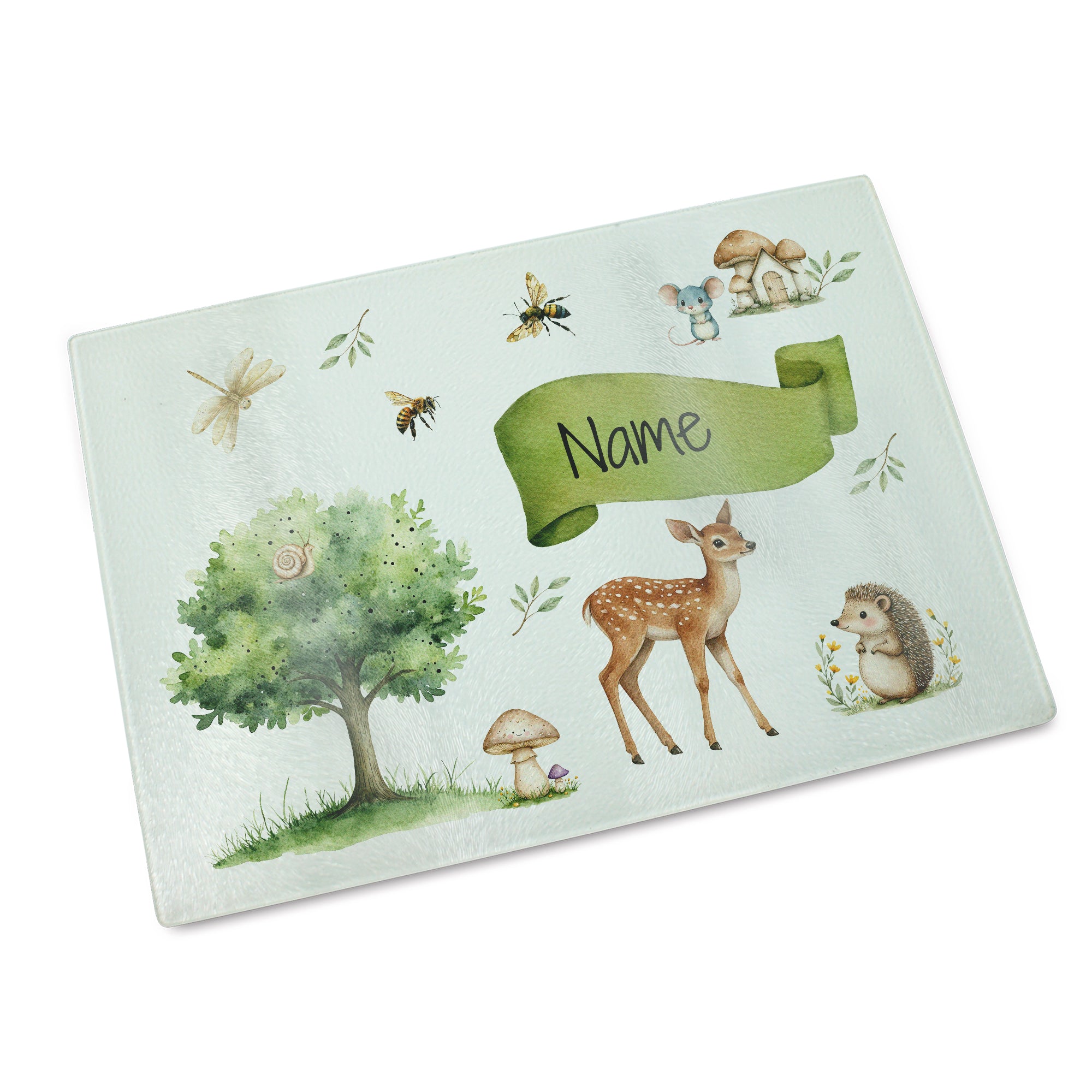 Frühstücksbrettchen Waldtiere