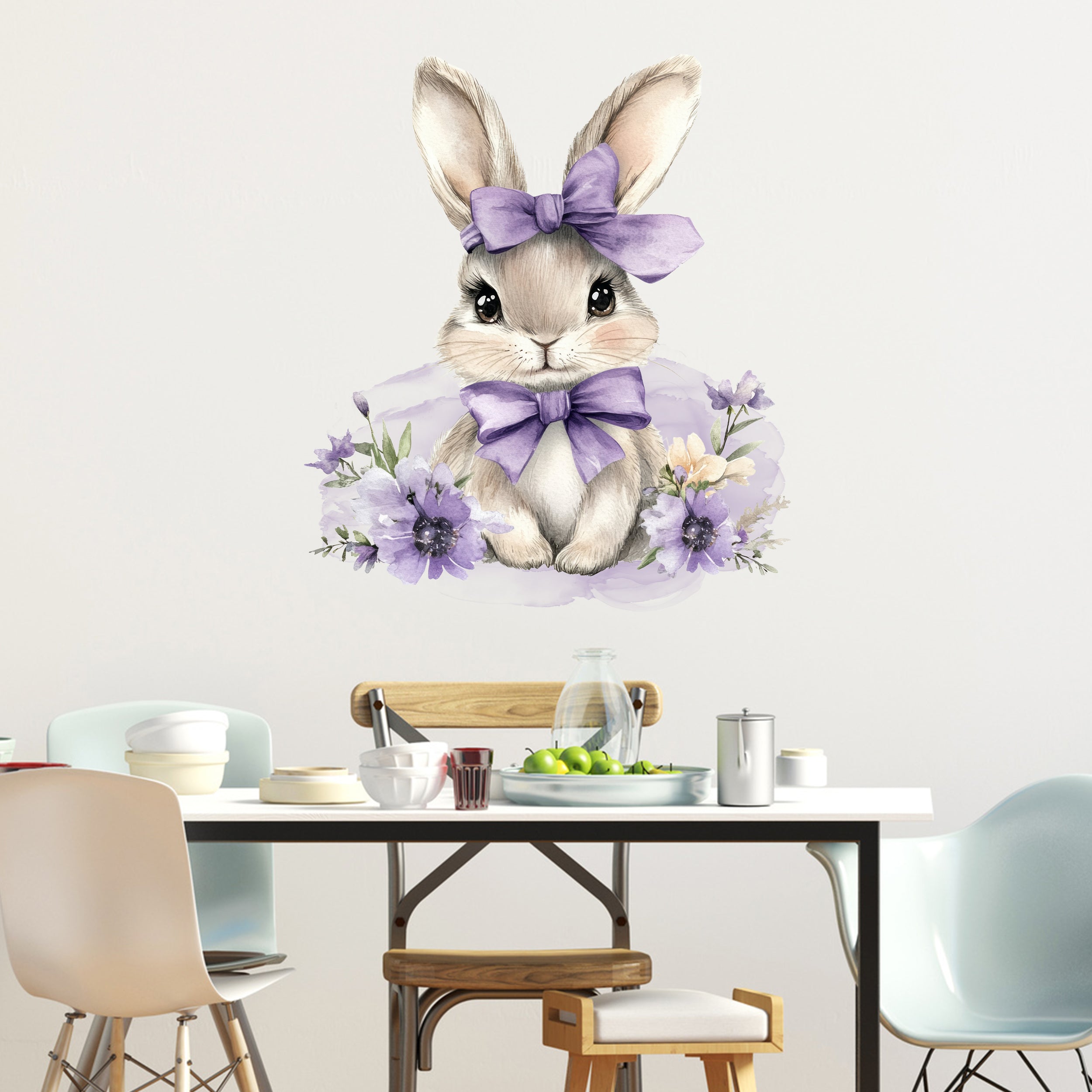 Wandtattoo Ostern mit Hase