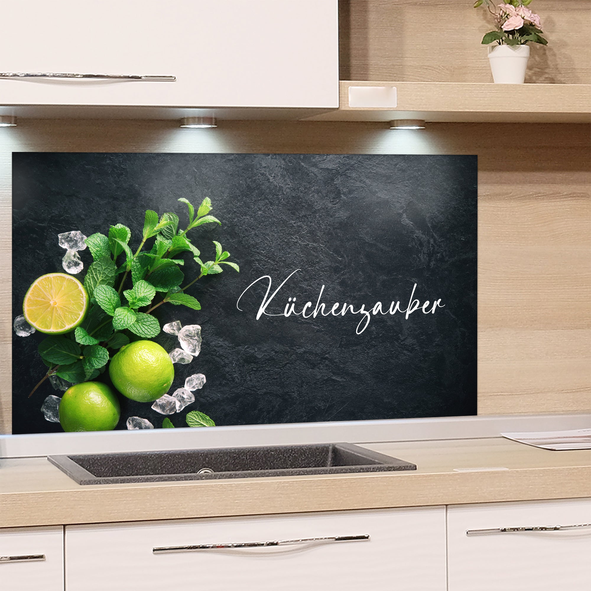 Spritzschutz Glas Küchenzauber