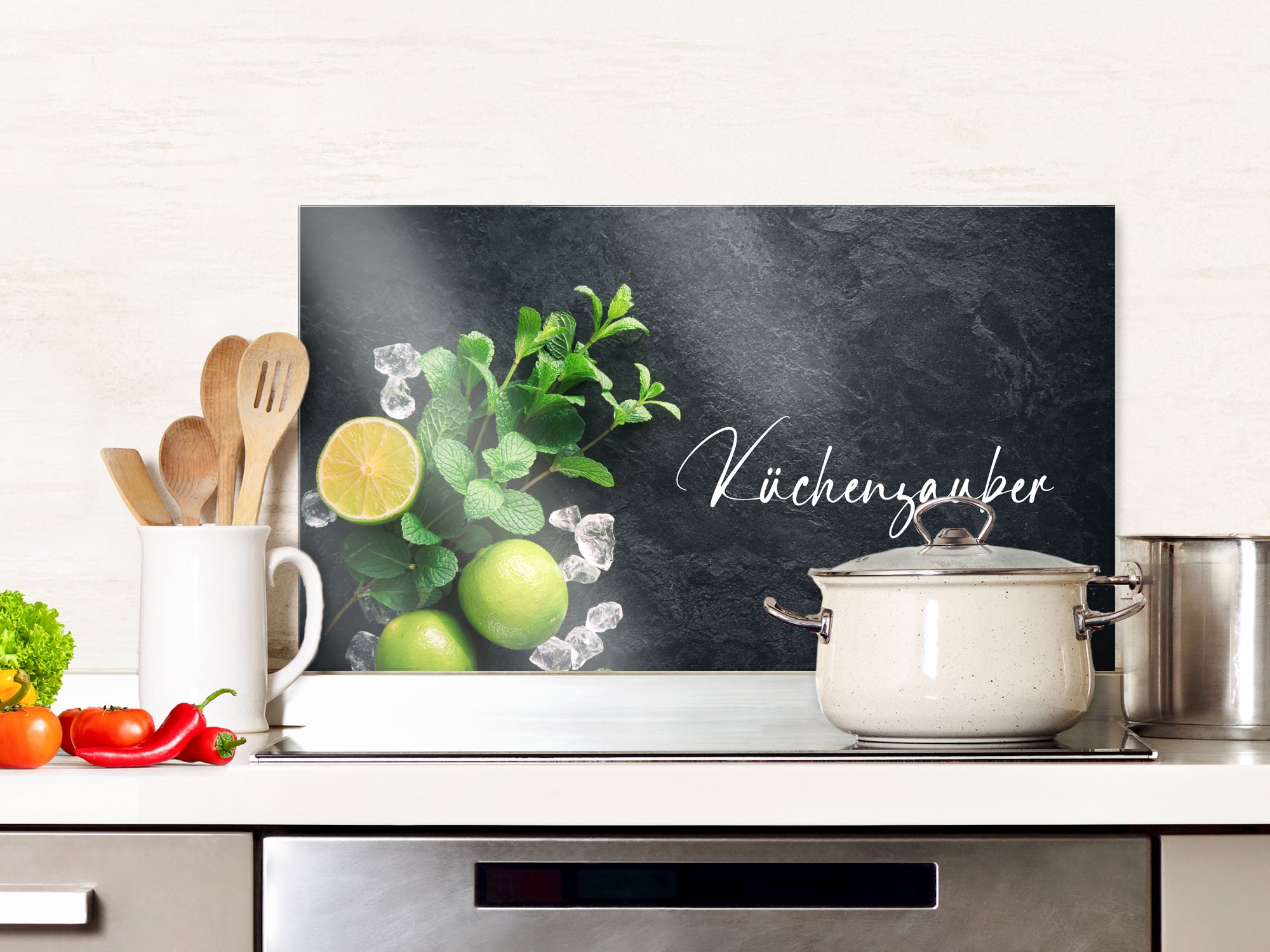 Spritzschutz Glas Küchenzauber