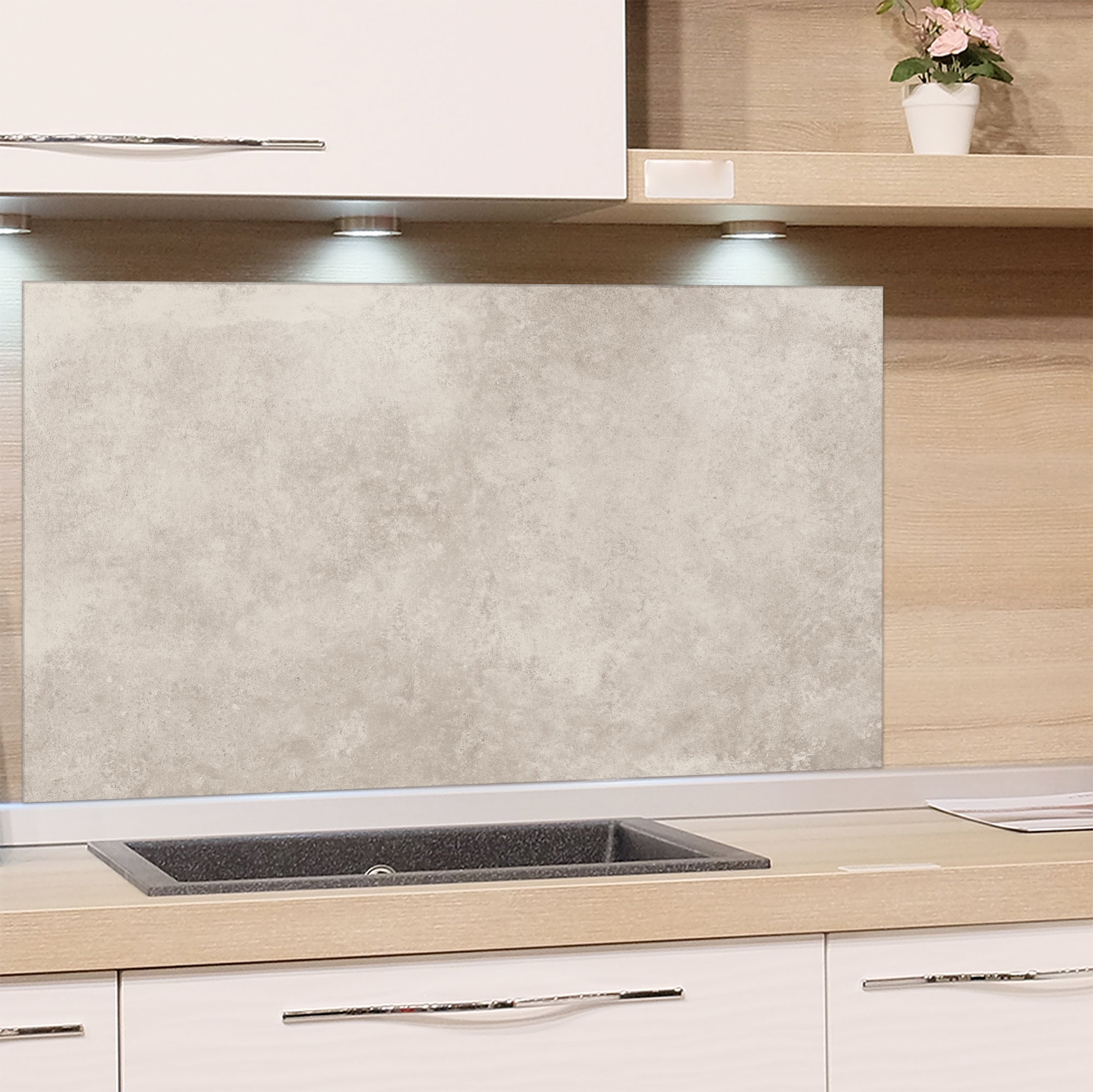 Spritzschutz Beton-Optik