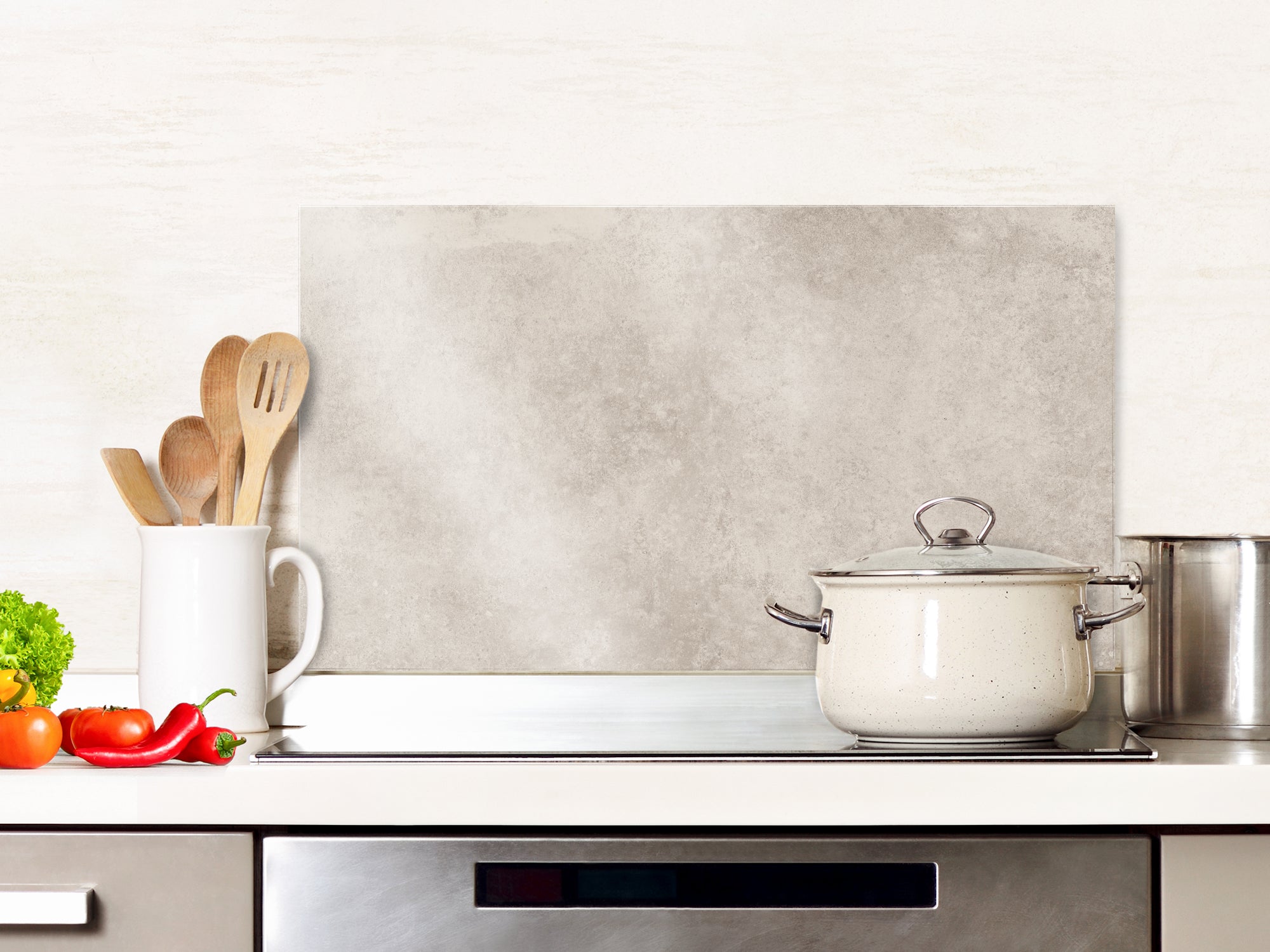 Spritzschutz Beton-Optik