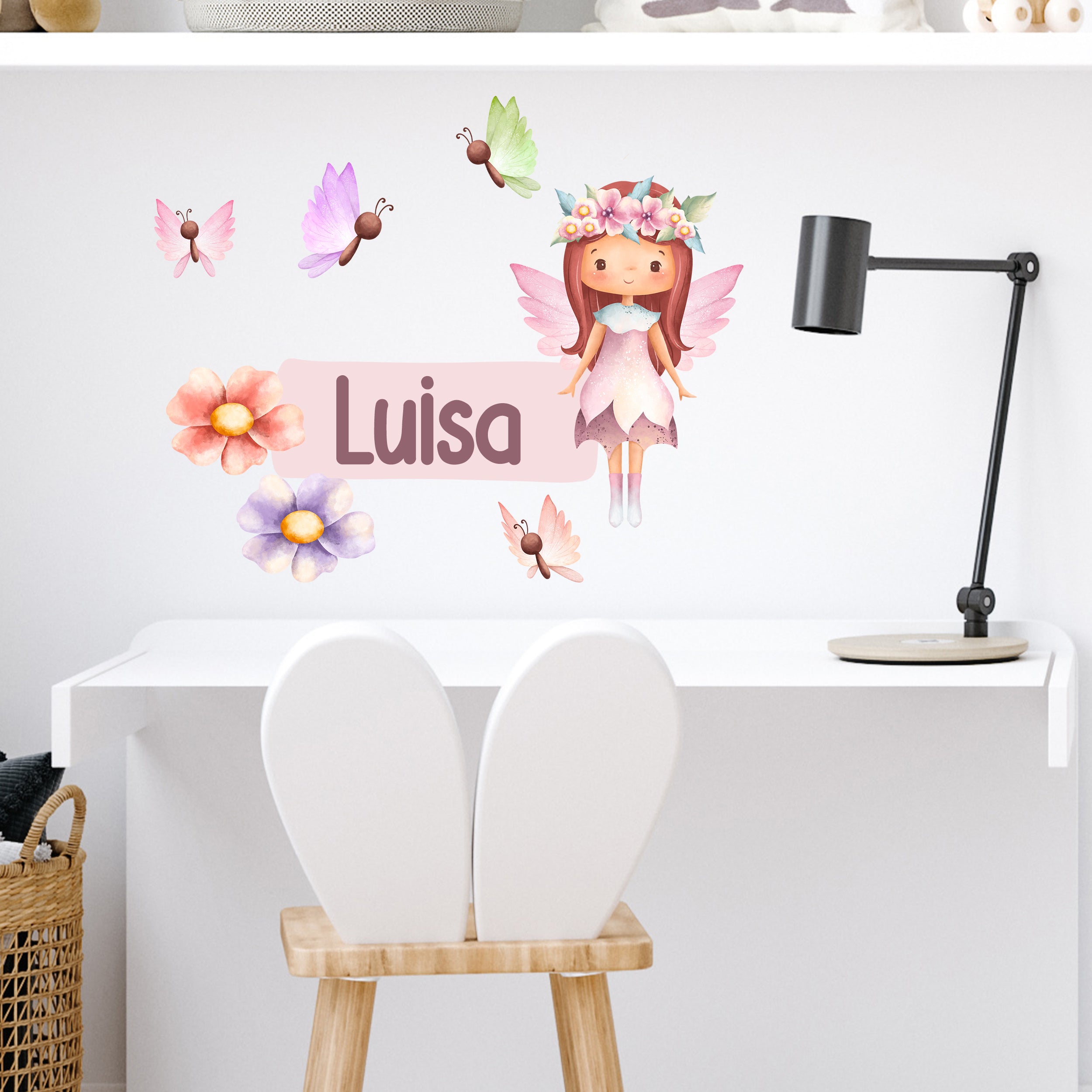 Wandtattoo Feenmotiv