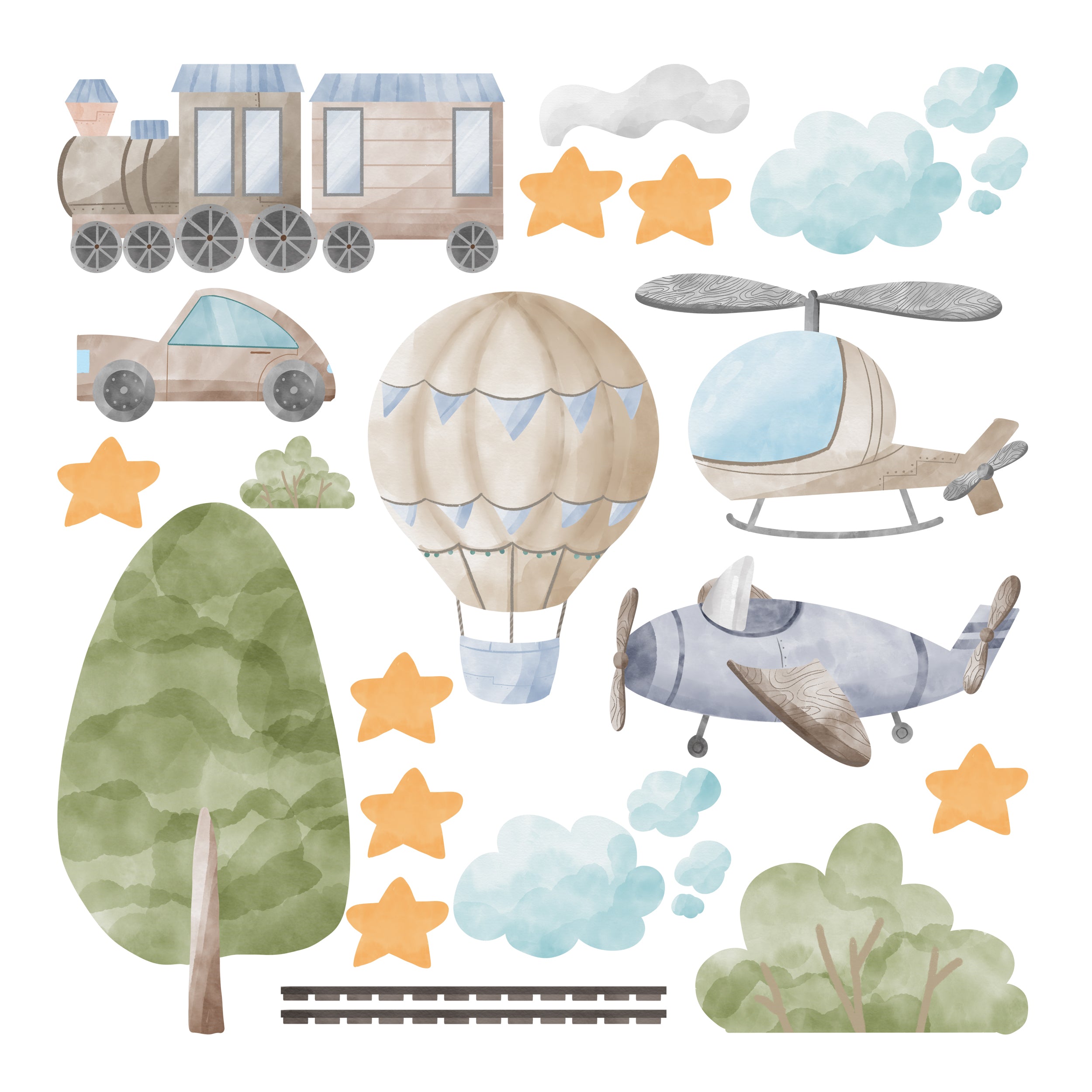 Wandtattoo Kinderzimmer Abenteuer