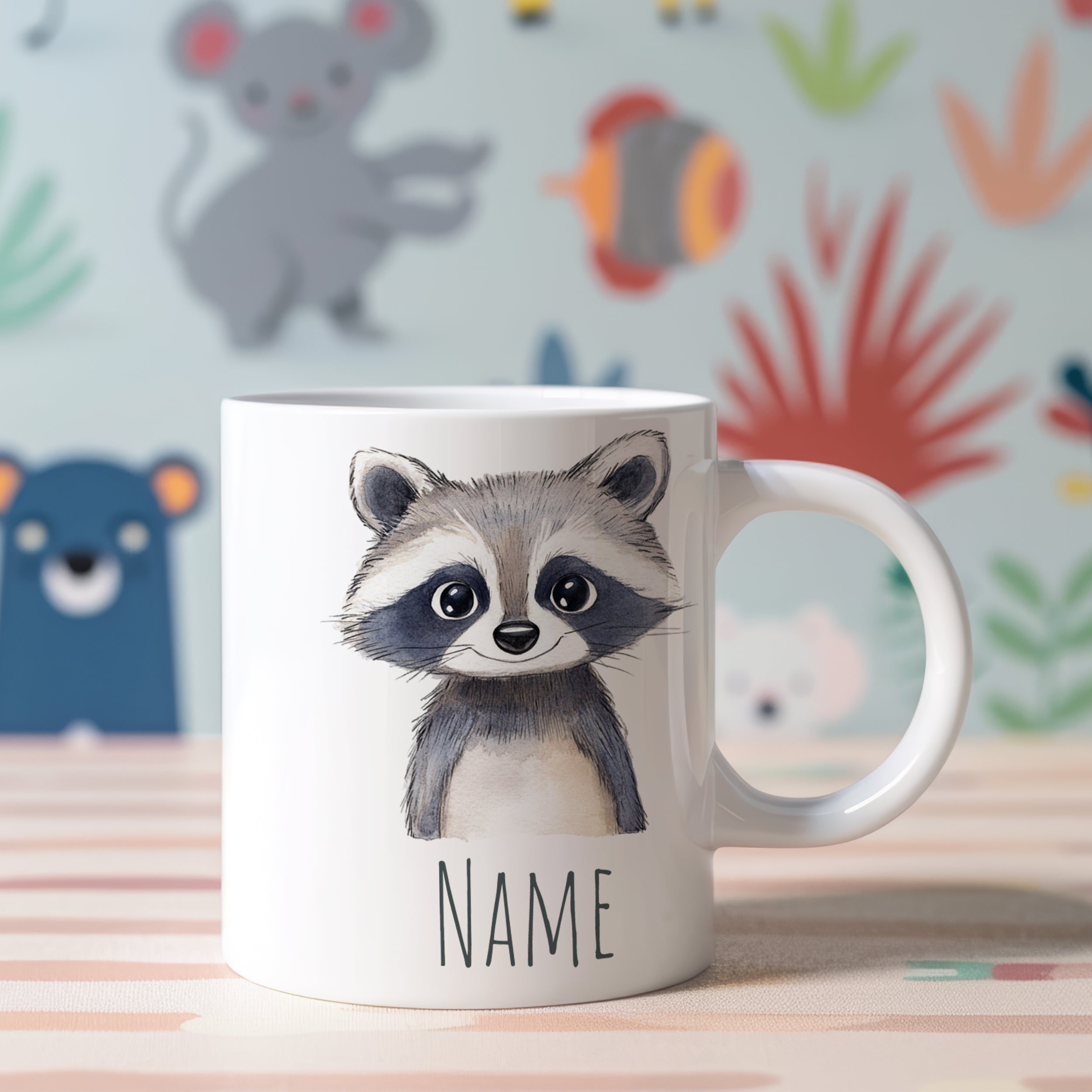 Tasse Waschbär
