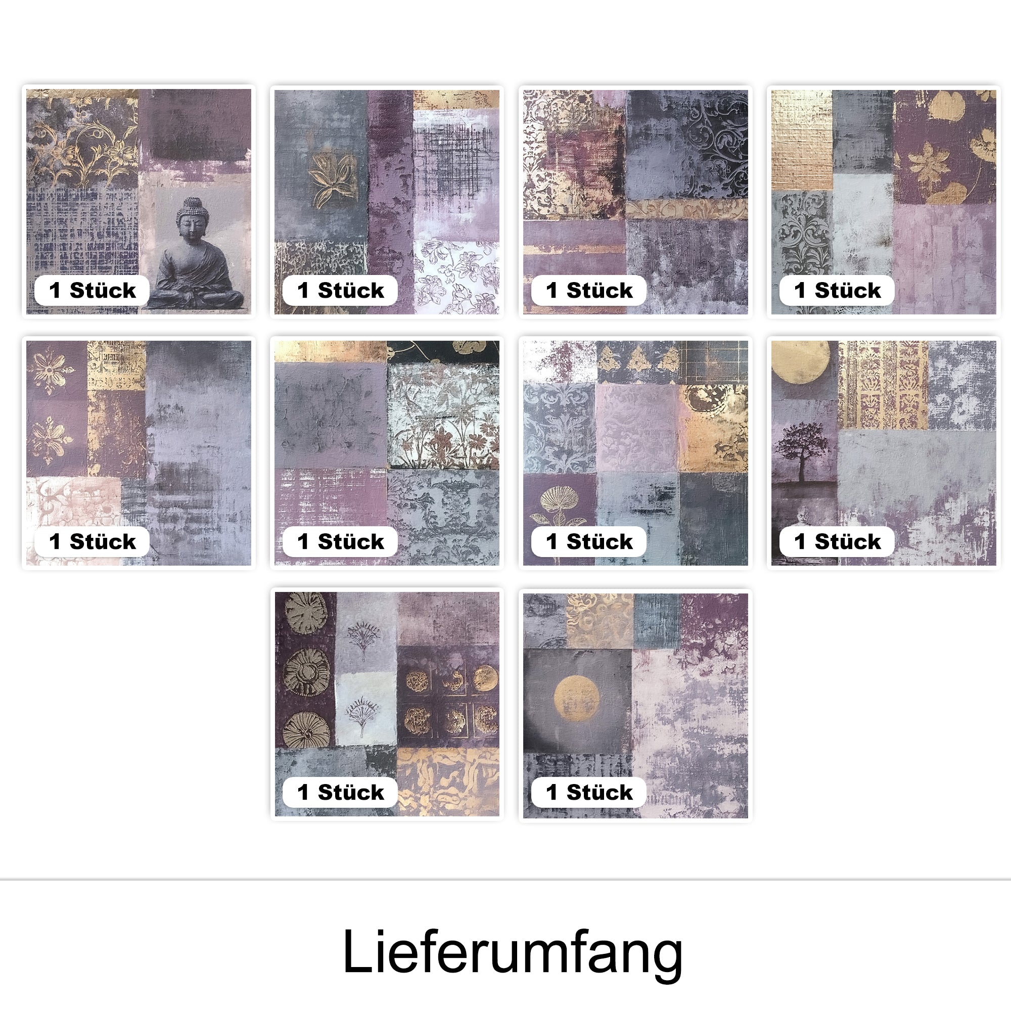 Fliesenaufkleber mit abstraktem Design