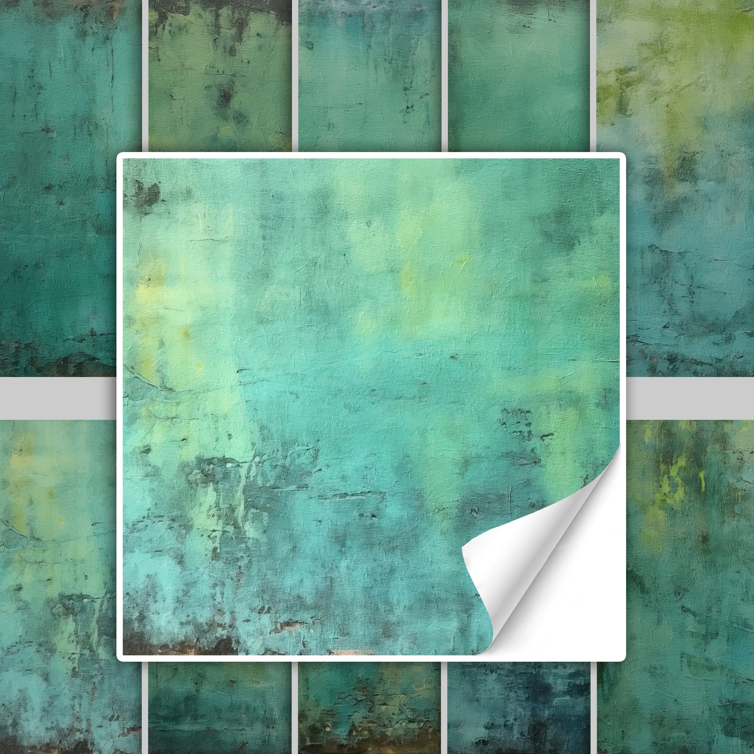 Türkisfarbener abstrakter Hintergrund mit strukturierten Details.