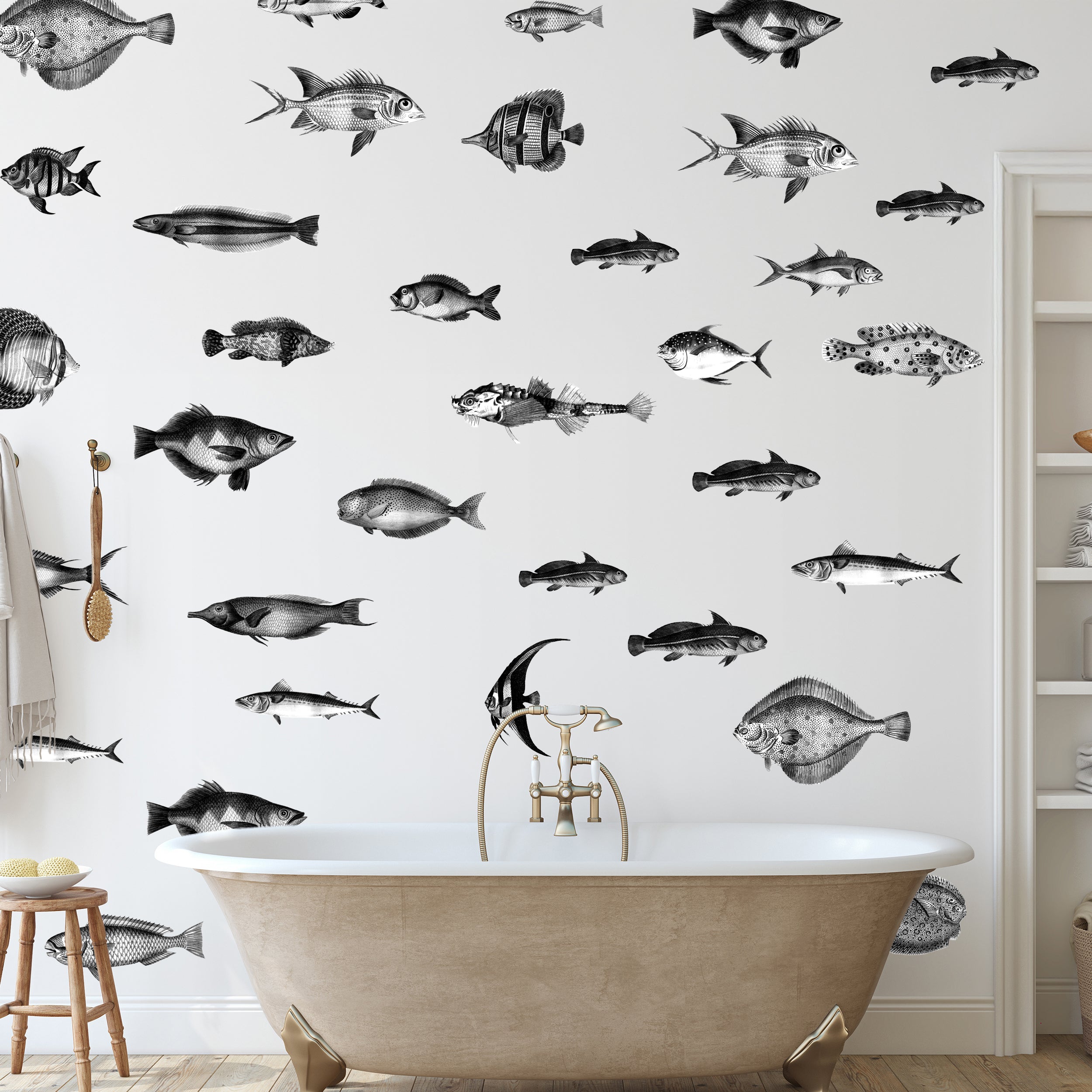 Wandtattoo Fische