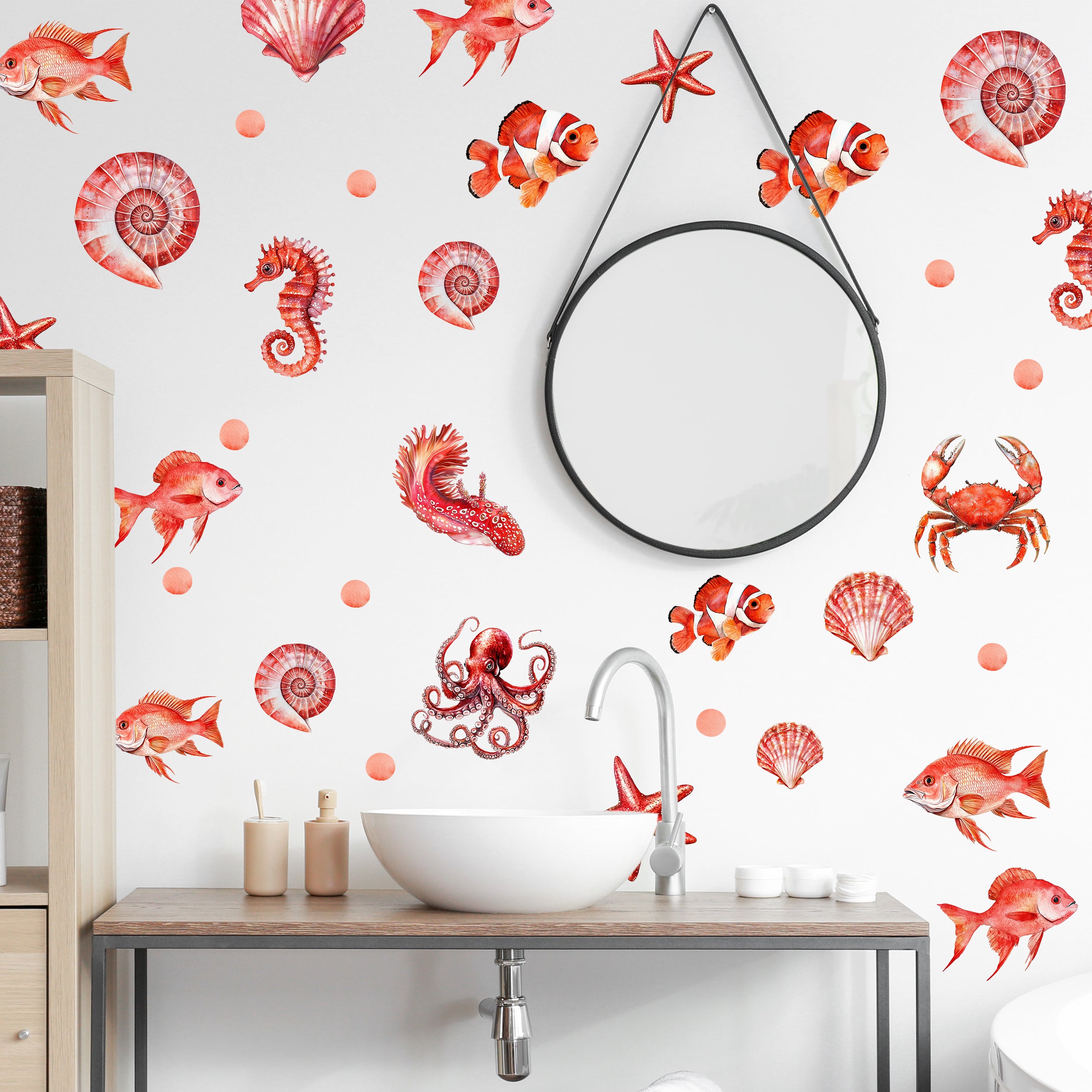 Wandtattoo Meereswelt