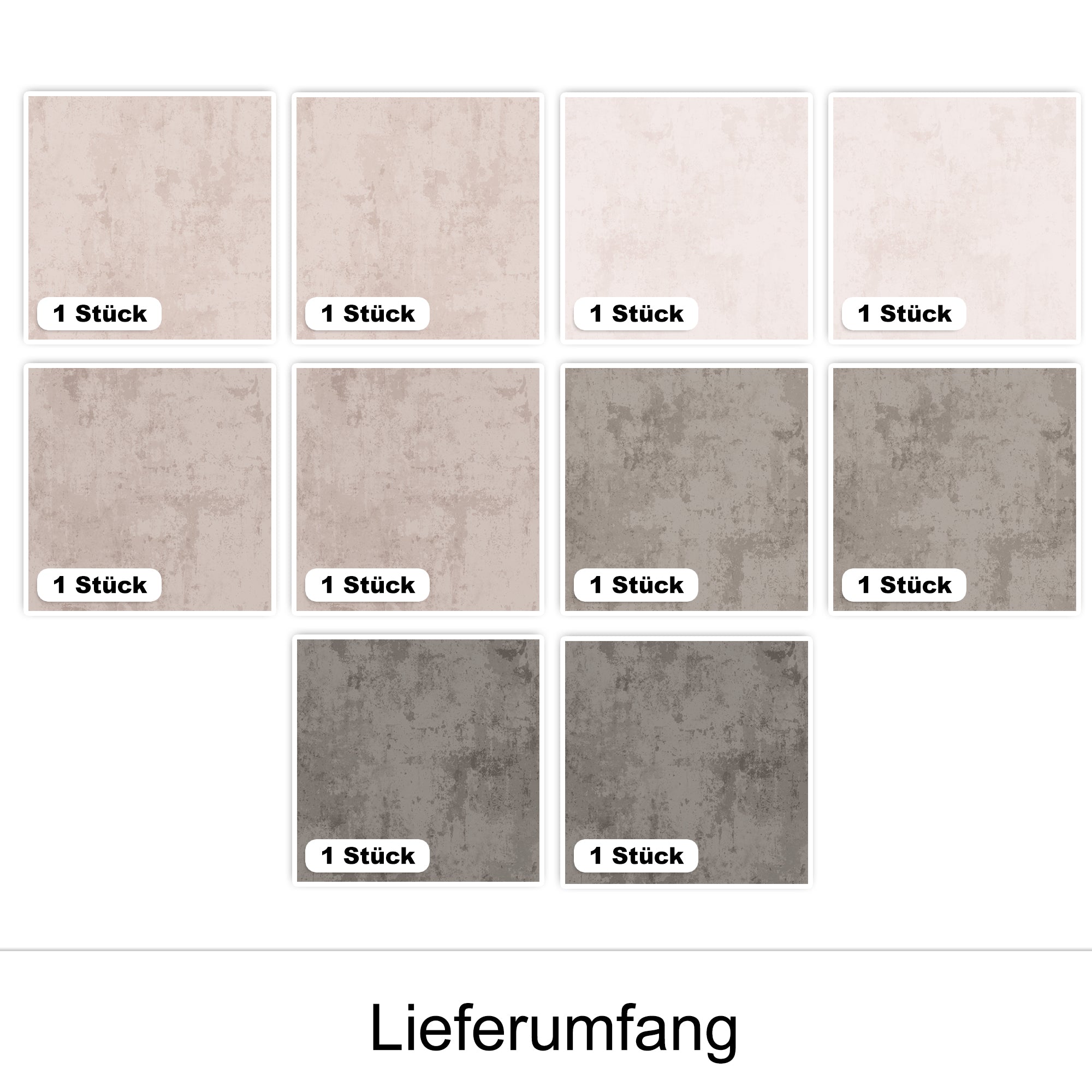 Fliesenaufkleber Betonoptik