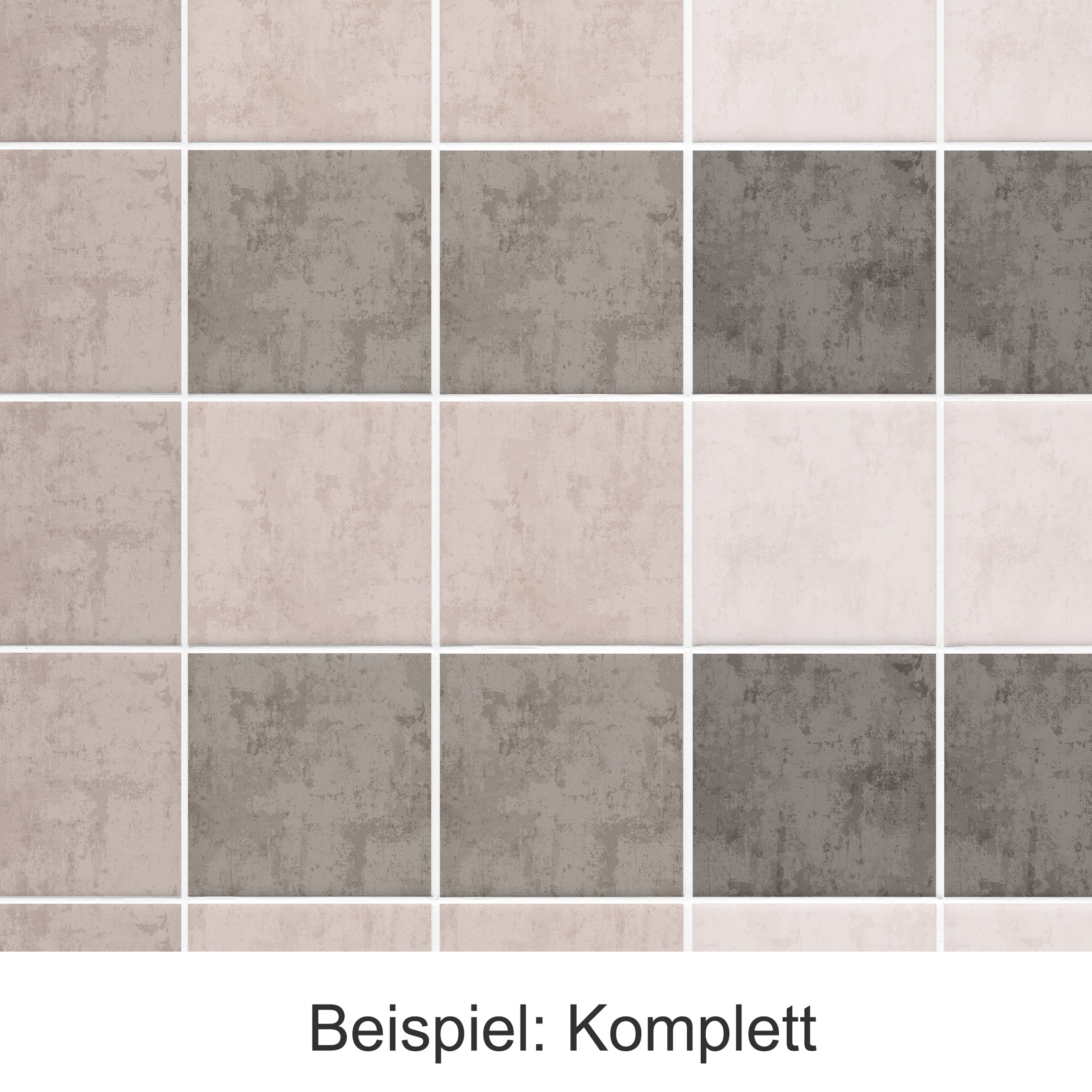 Fliesenaufkleber Betonoptik