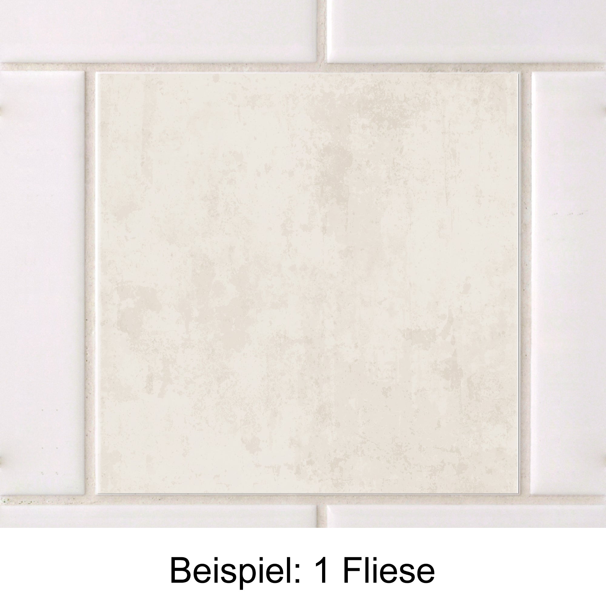Fliesenaufkleber Beige, Sand und Hellgrau