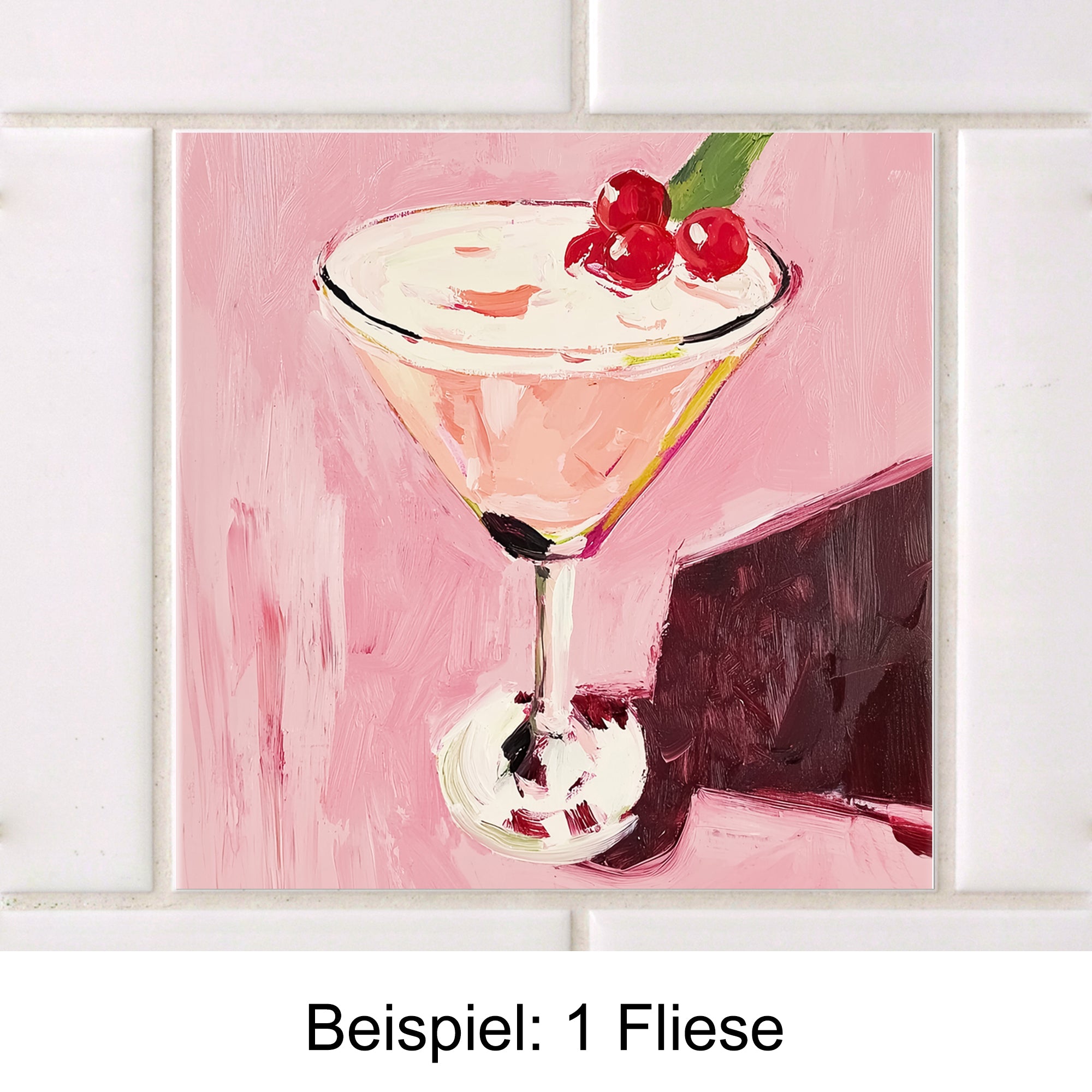 Fliesenaufkleber Cocktail