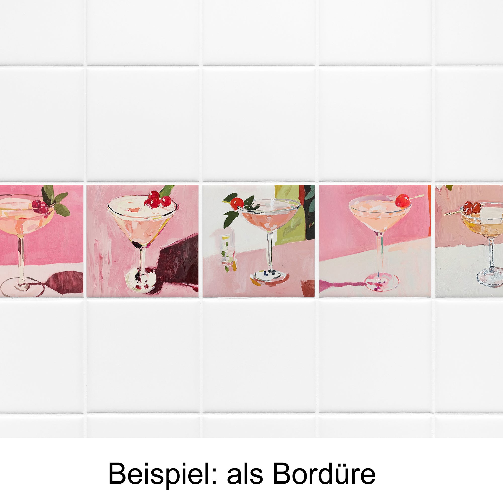 Fliesenaufkleber Cocktail