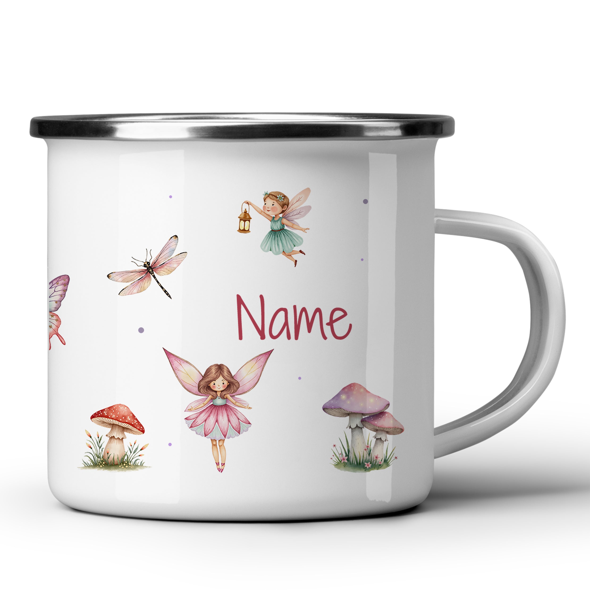 Emaille Tasse Feenwald