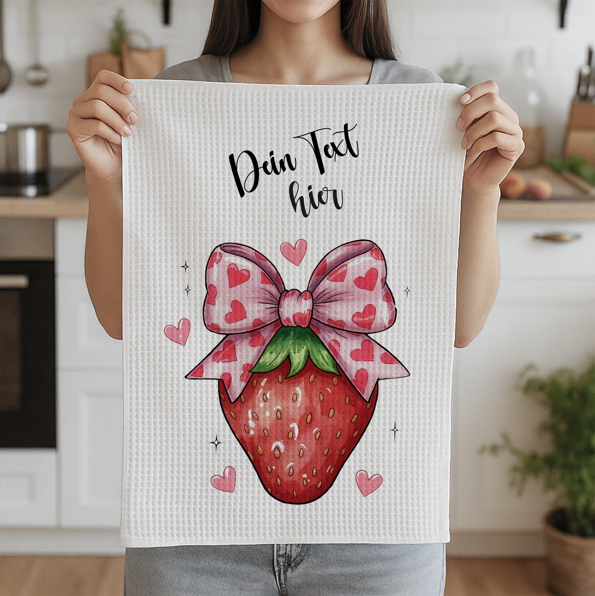 Geschirrtuch Erdbeere