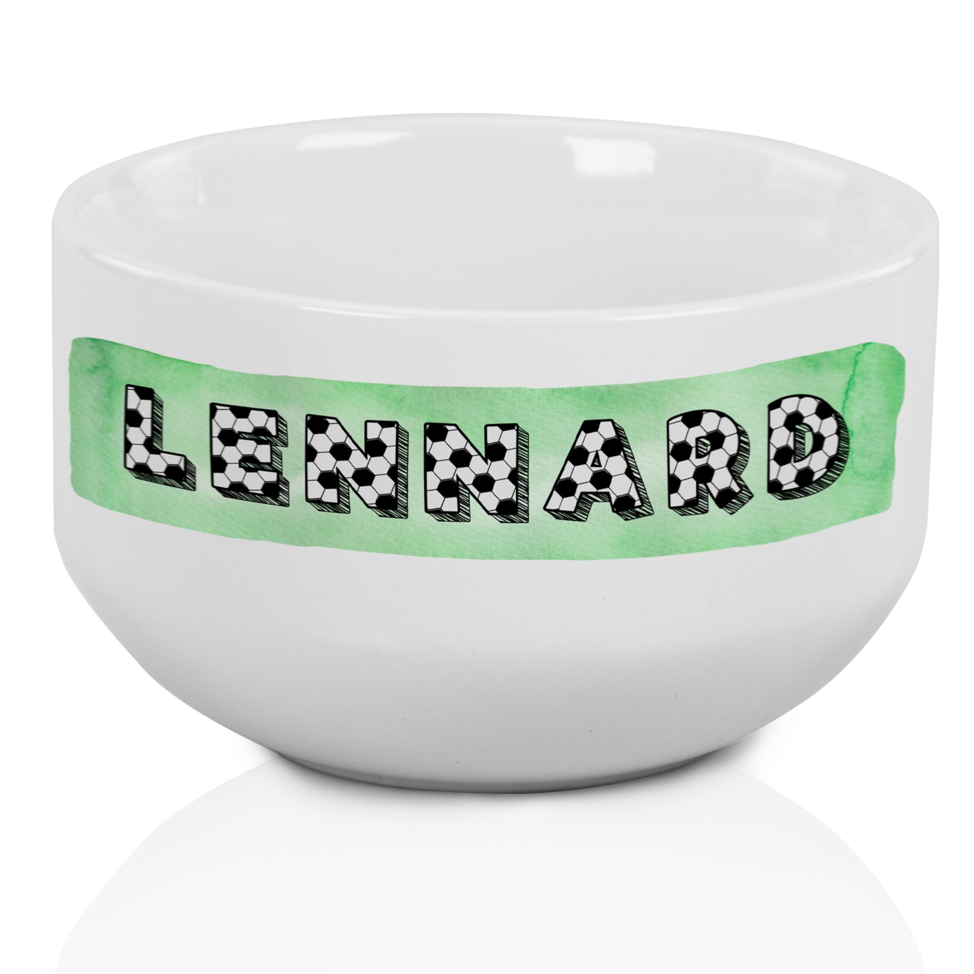 Müslischale mit Fußball Schrift