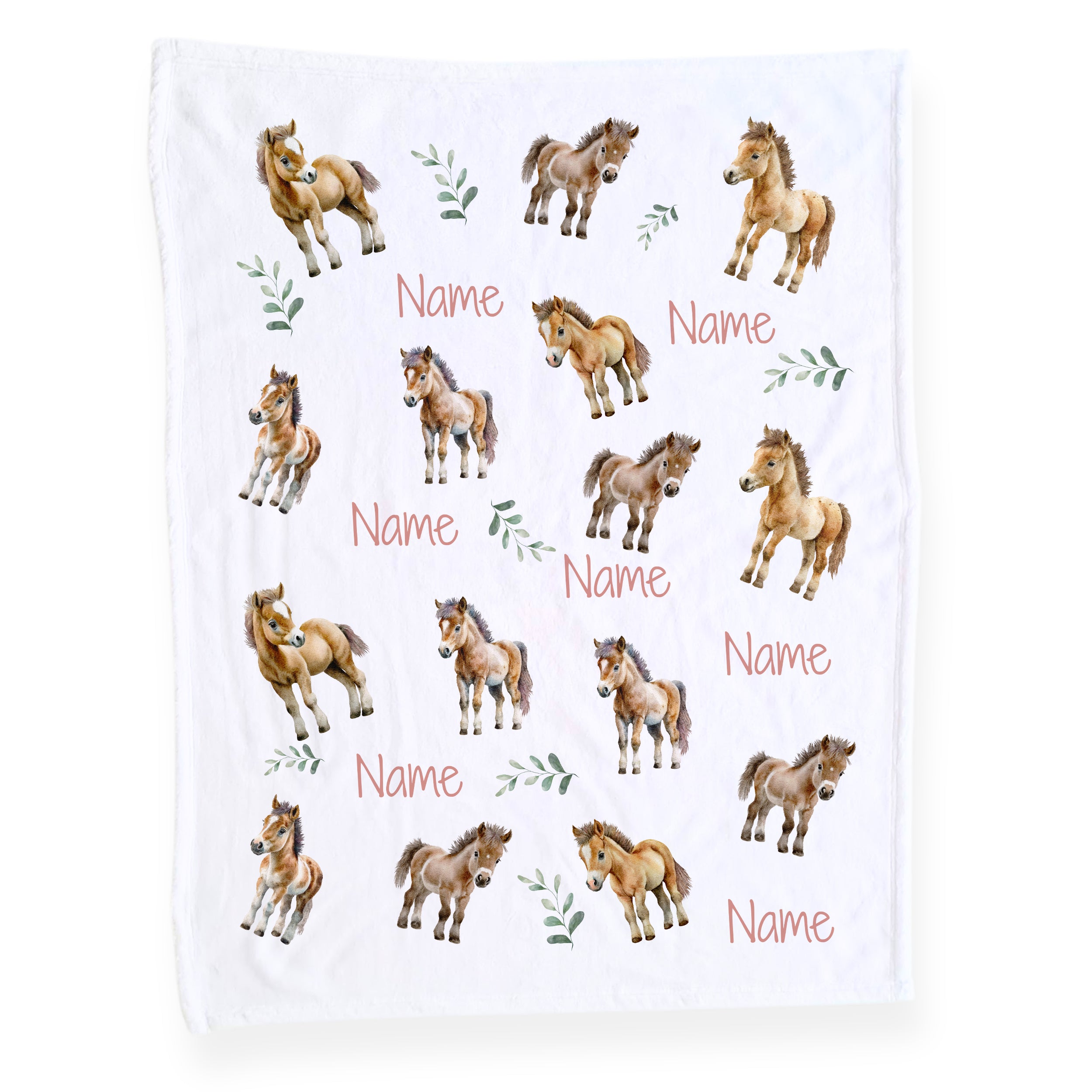 Babydecke Pferde