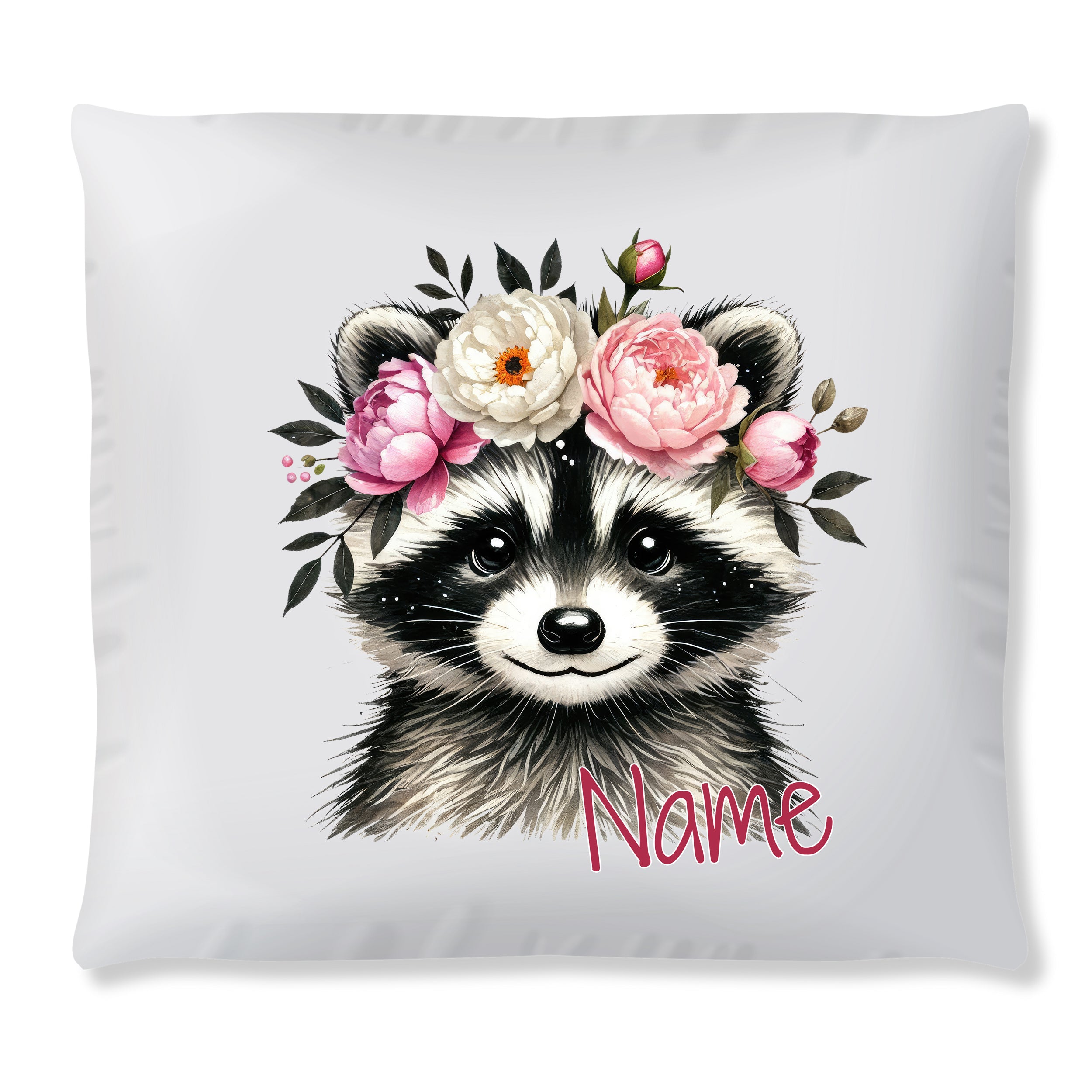 Kissen Waschbär