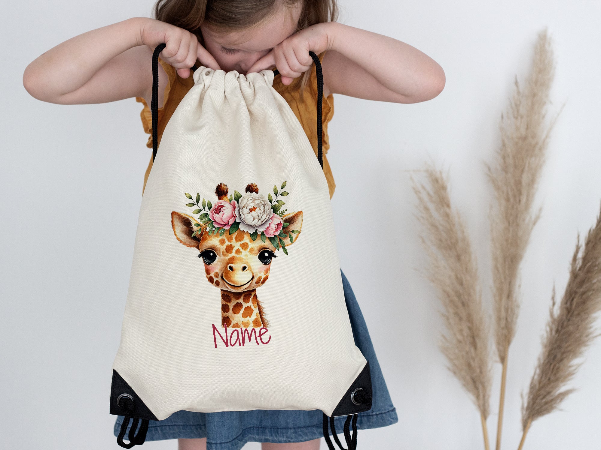 Turnbeutel Giraffe