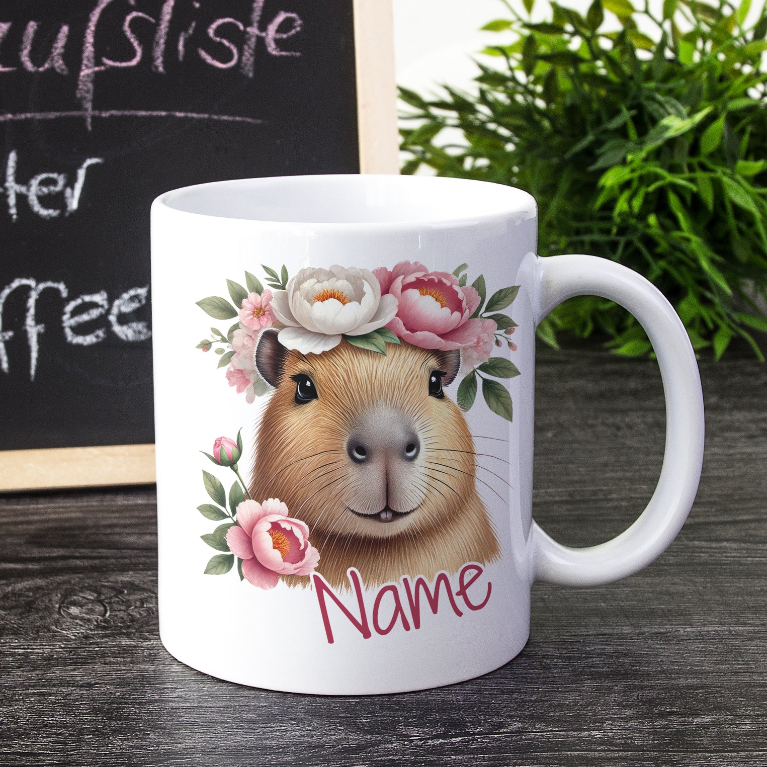 Tasse mit Meerschweinchen