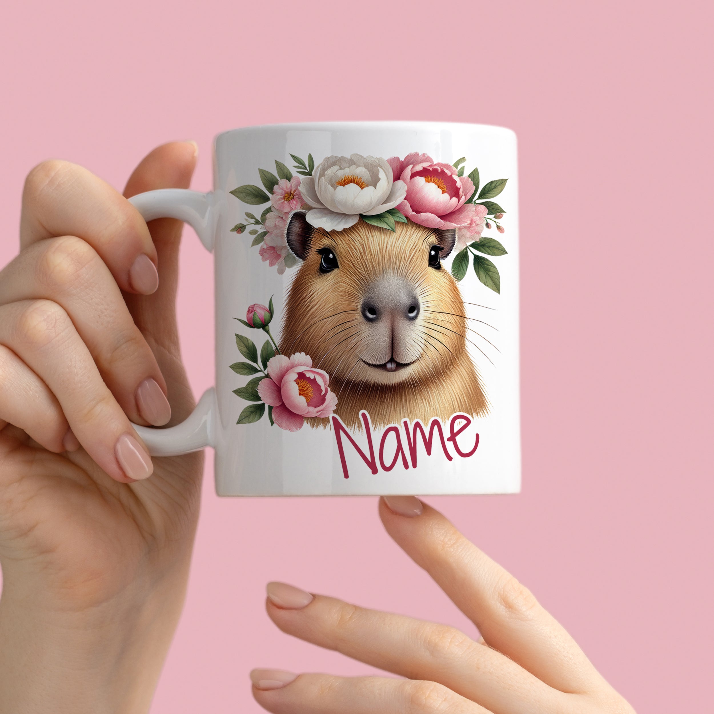 Tasse mit Meerschweinchen