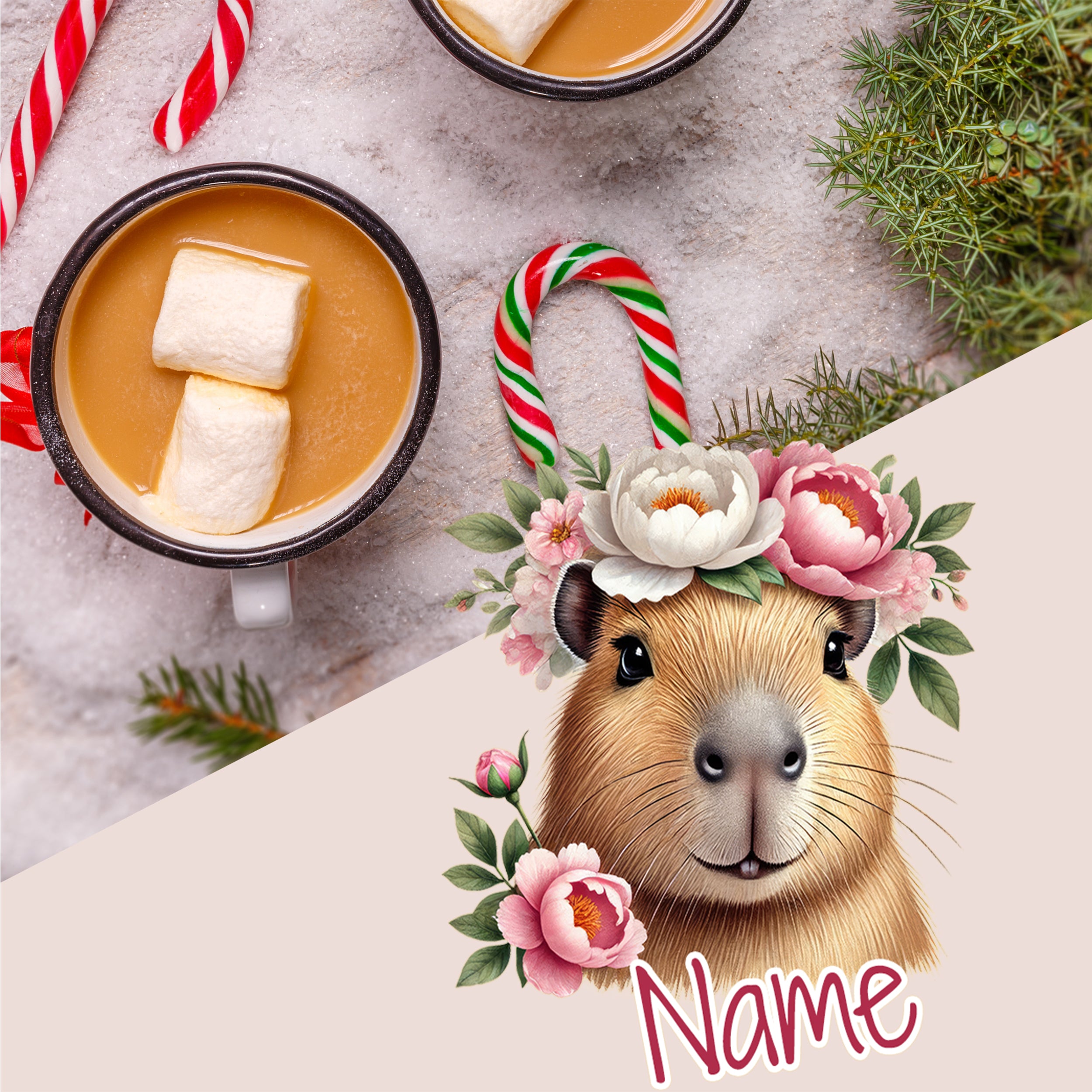 Emaille Becher mit Capybara