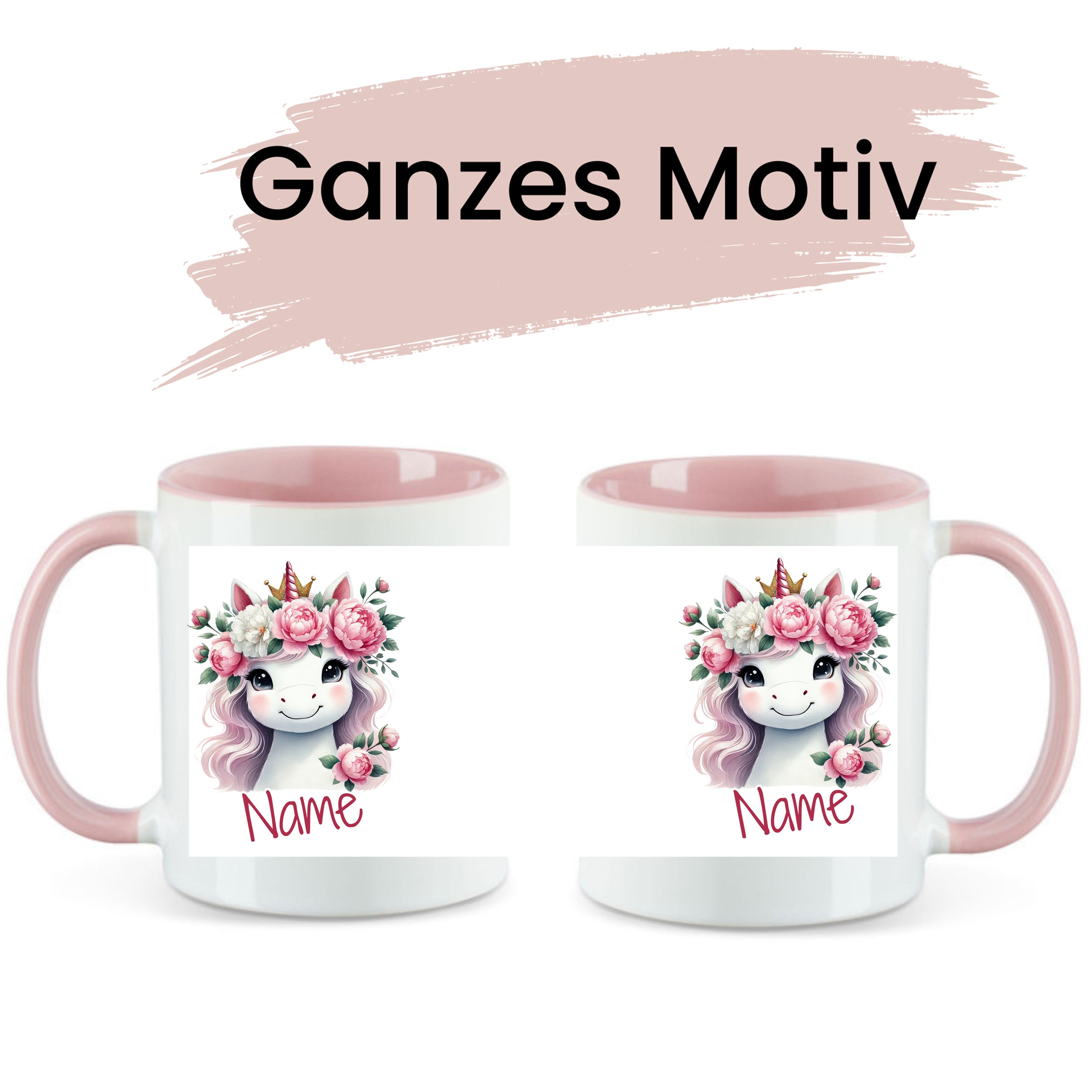 Personalisierte Tasse Einhorn