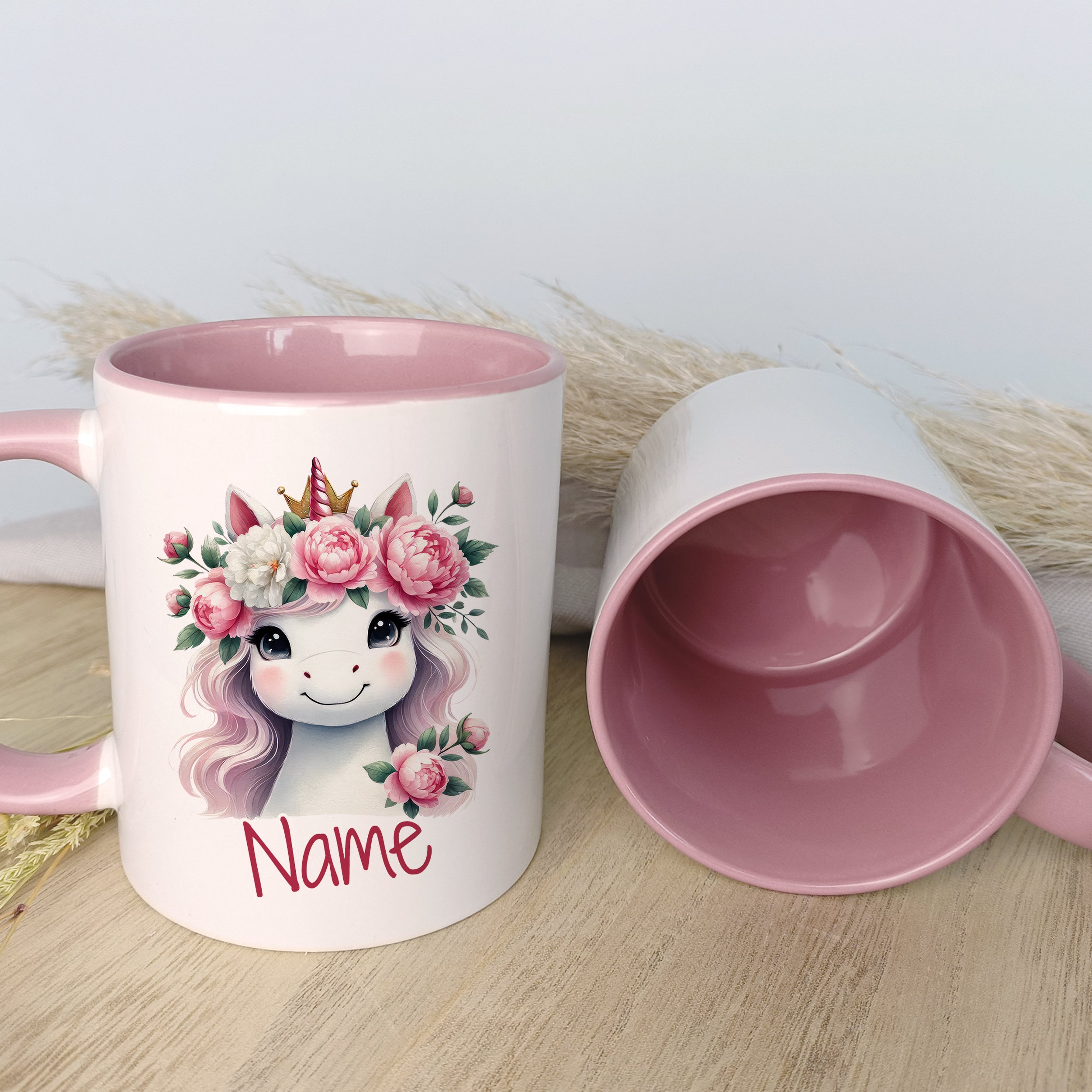 Personalisierte Tasse Einhorn