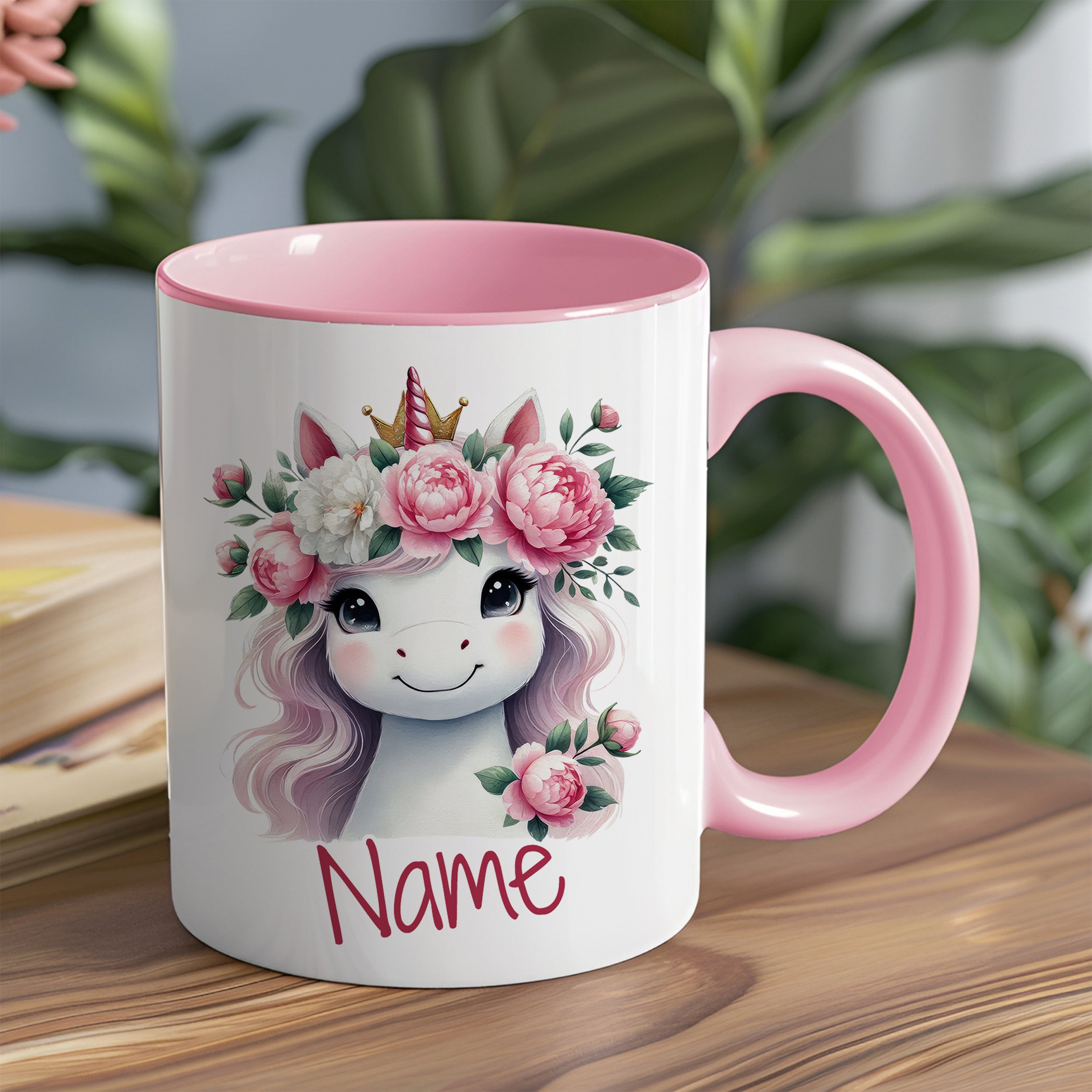 Personalisierte Tasse Einhorn