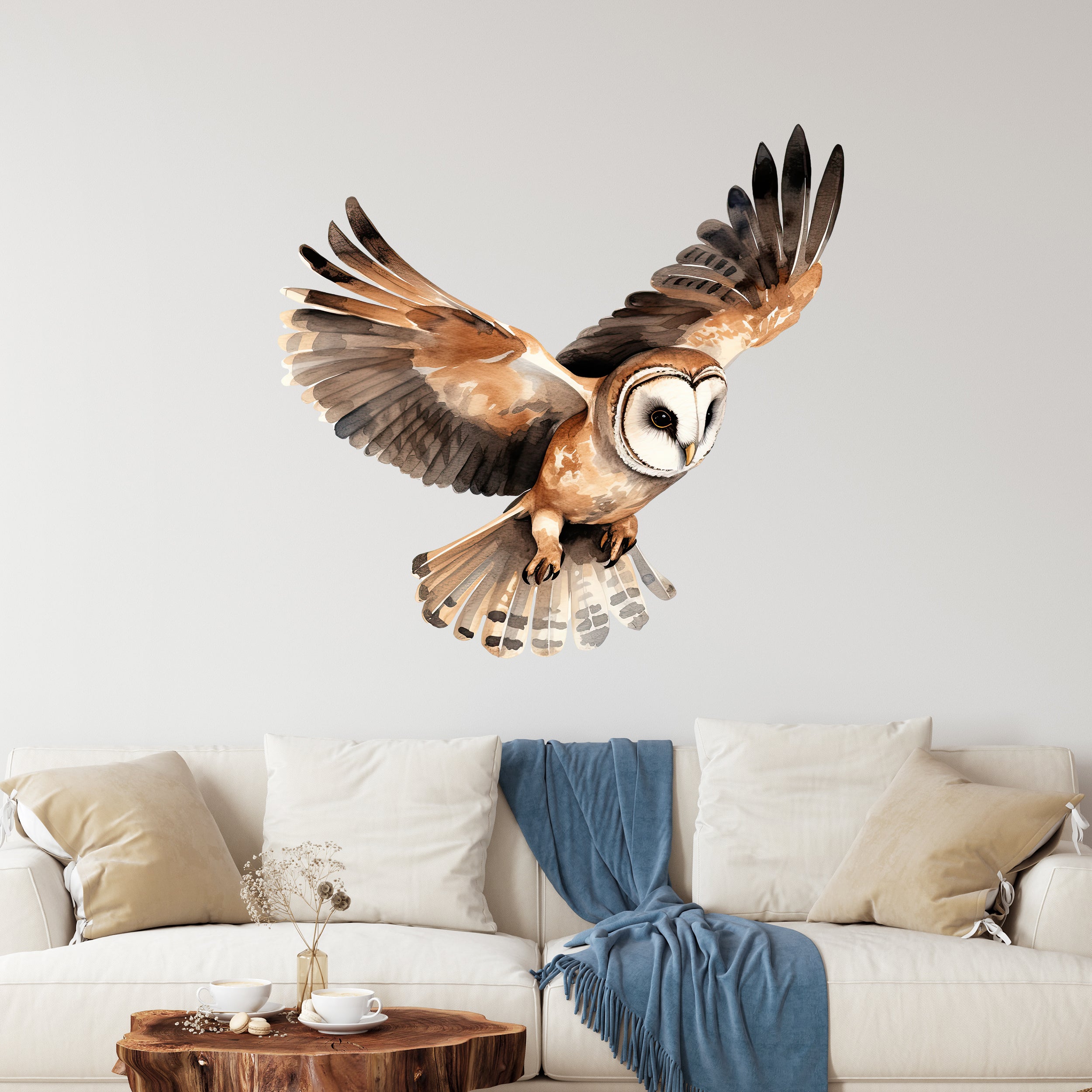 Wandtattoo Eule
