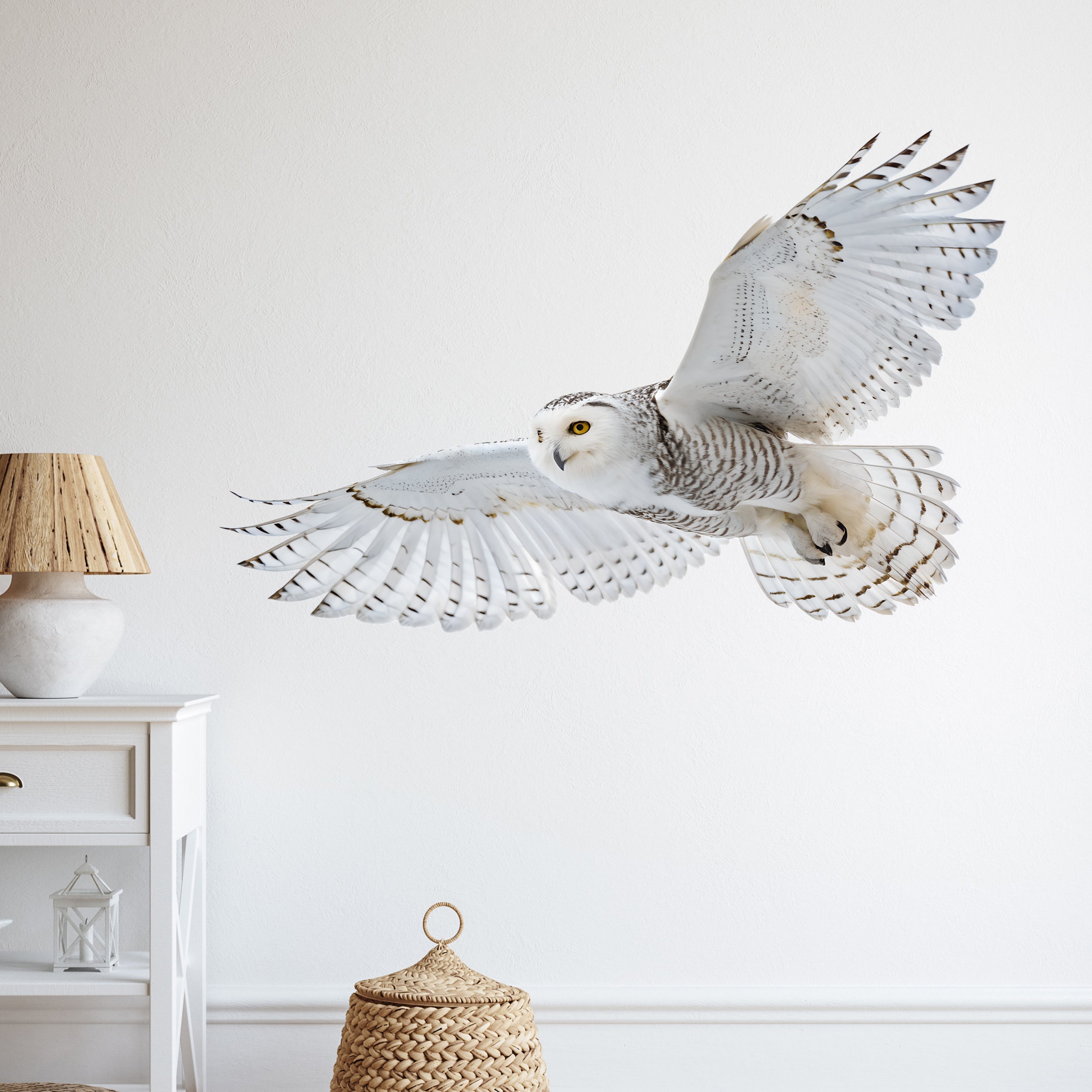 Wandtattoo Schneeeule